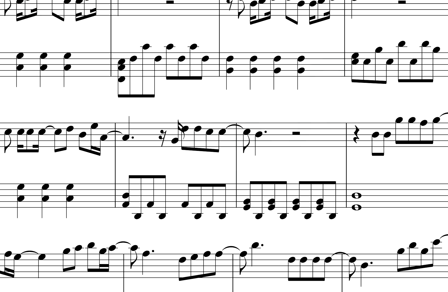 Cold钢琴谱-萨吉-《一闪一闪亮星星》插曲-其实不管循环多少次，  张万森都会说出那句：“林北星，我喜欢你”。