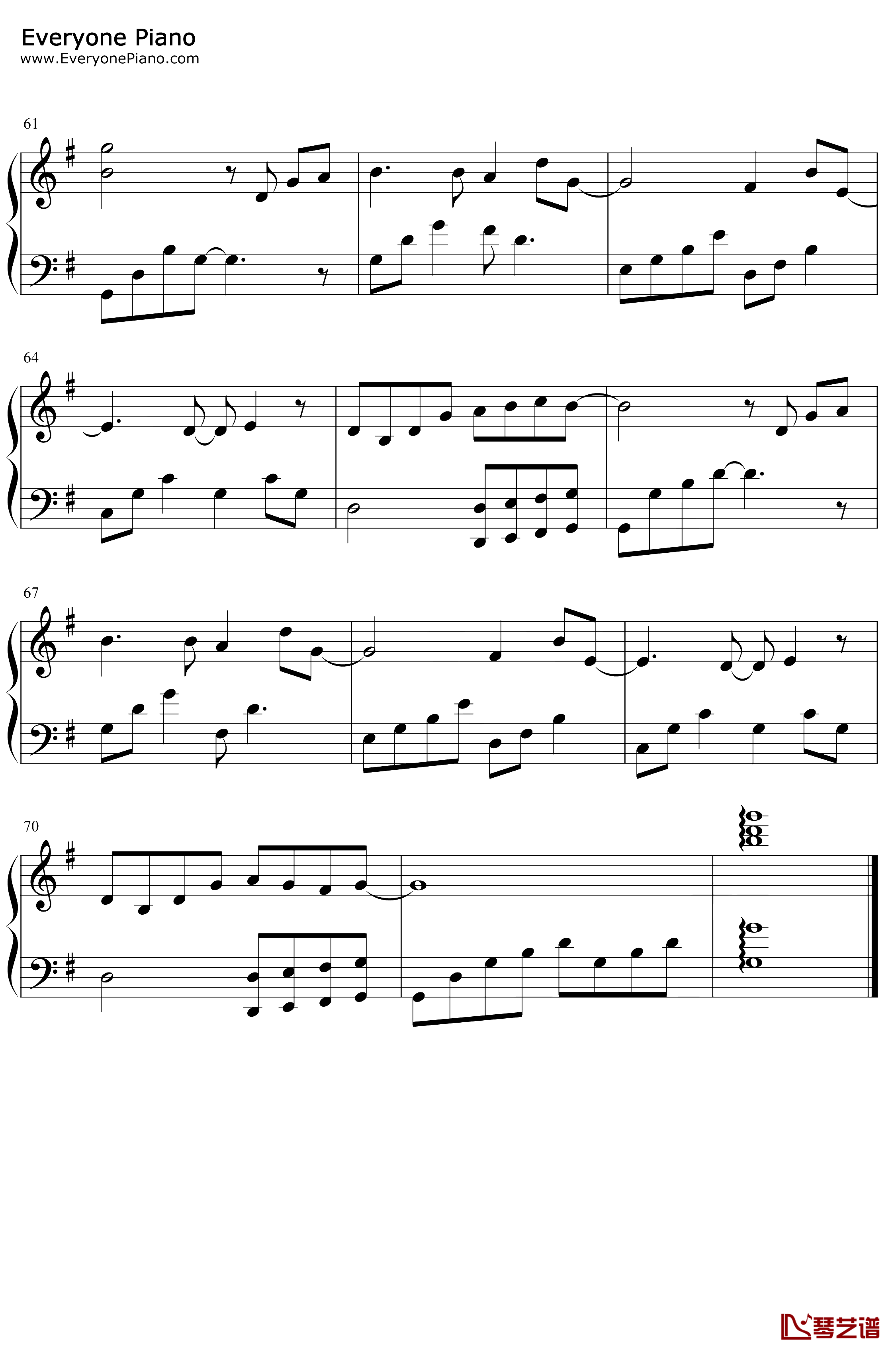 安妮的仙境钢琴谱-班得瑞-完美版5