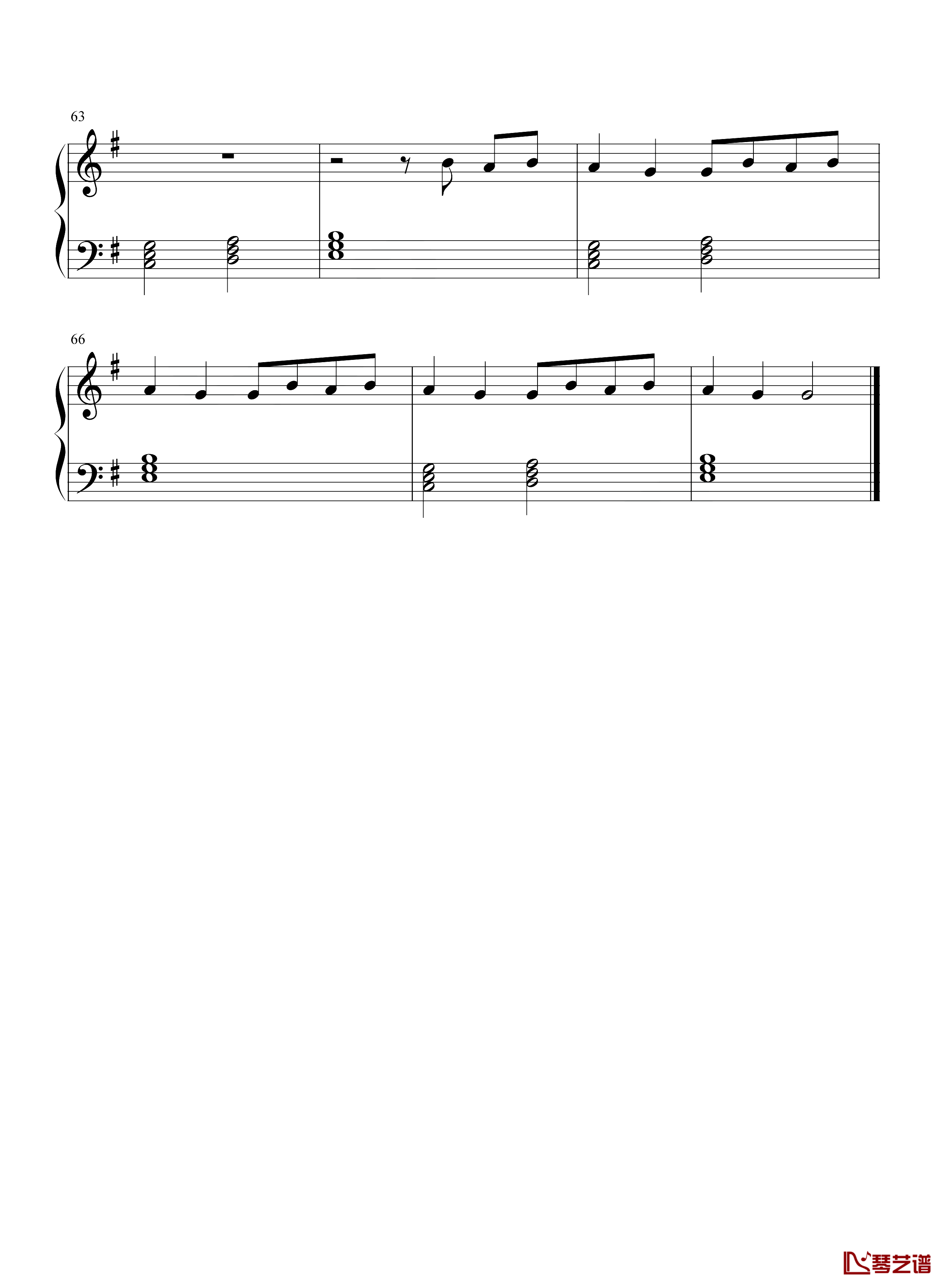 Envolver钢琴谱-Anitta-YouTube全球音乐榜前10名之一歌曲5