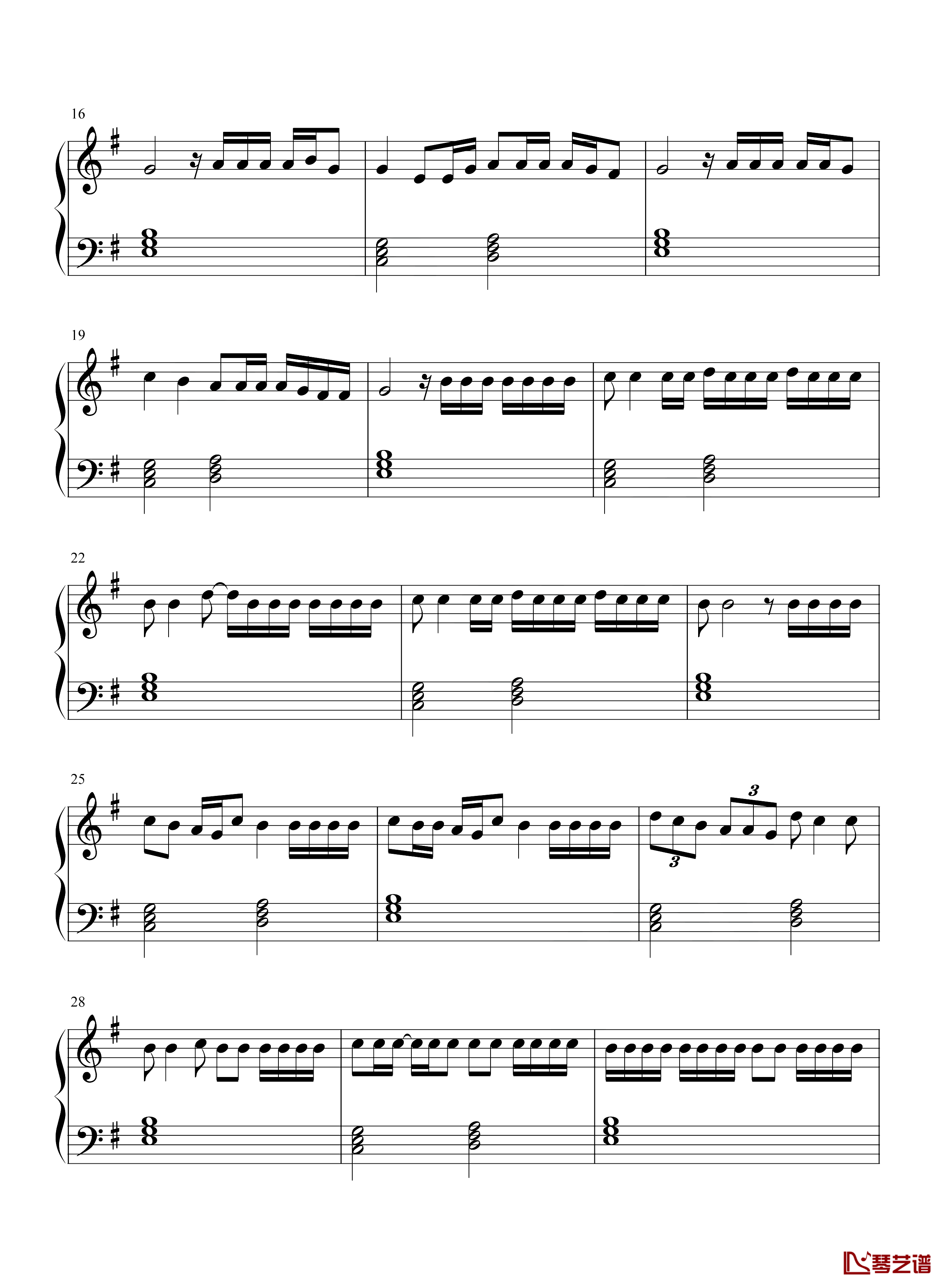 Envolver钢琴谱-Anitta-YouTube全球音乐榜前10名之一歌曲2