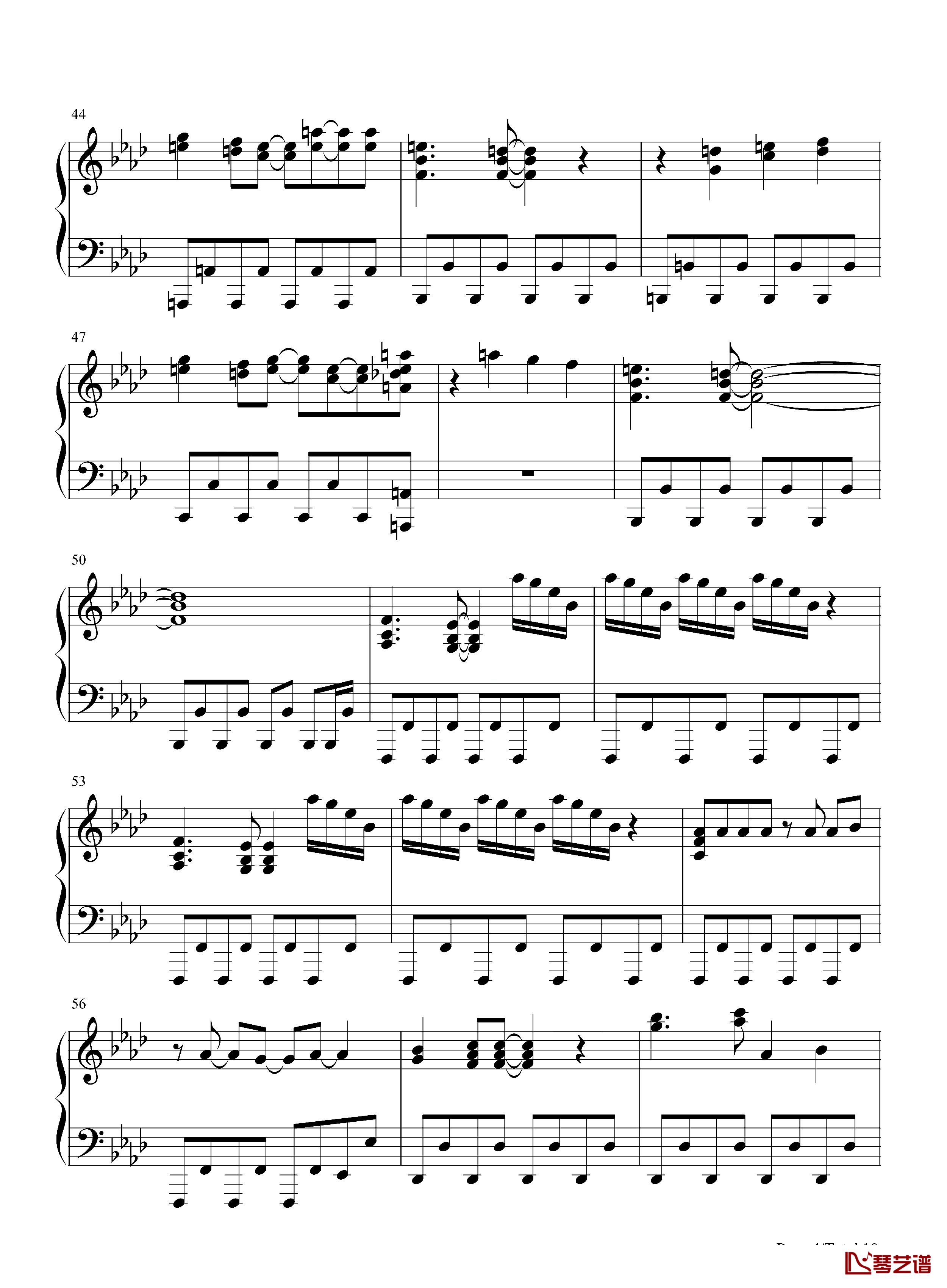 JustiΦs钢琴谱-ISSA-假面骑士555主题曲3
