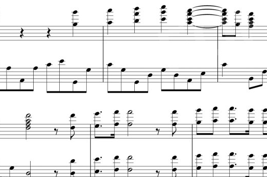 出埃及记钢琴谱-马克西姆-最气势磅礴的钢琴曲！​