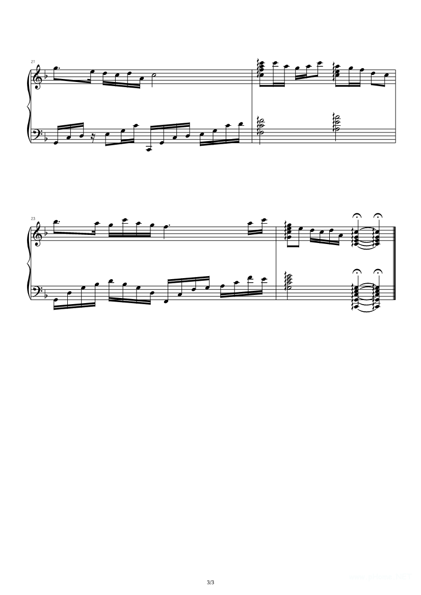 阎肃《红梅赞》钢琴谱1