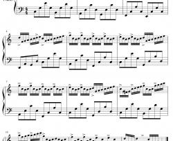 字母歌钢琴谱-小星星-AlphabetSong-卡农风格