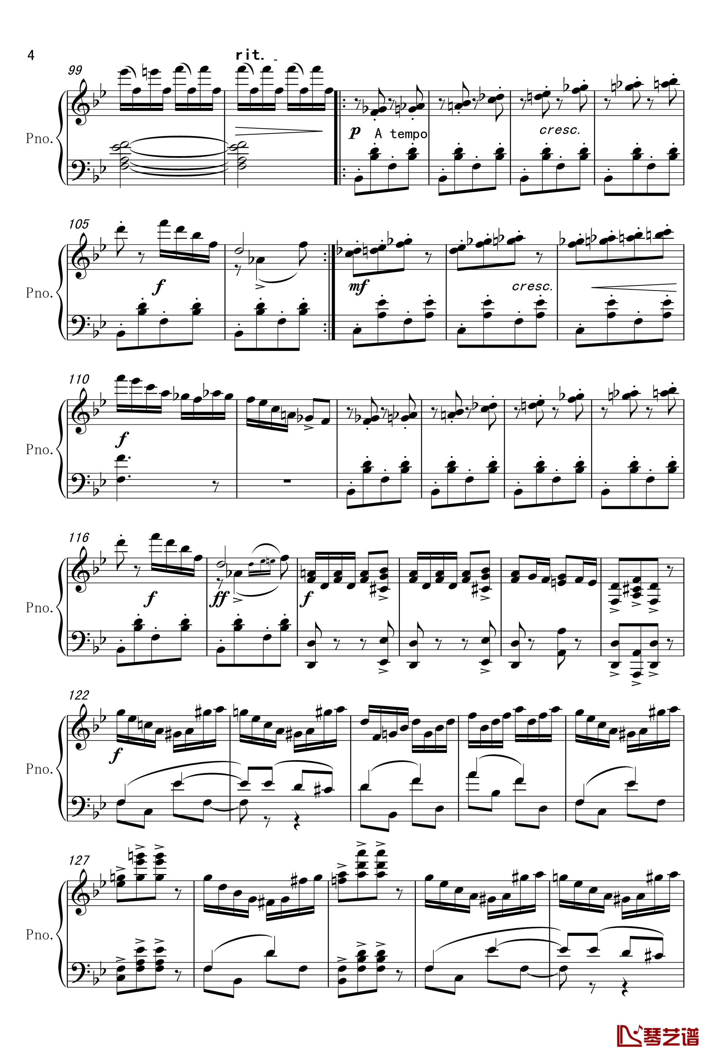 加洛普钢琴谱-哈恰图良4