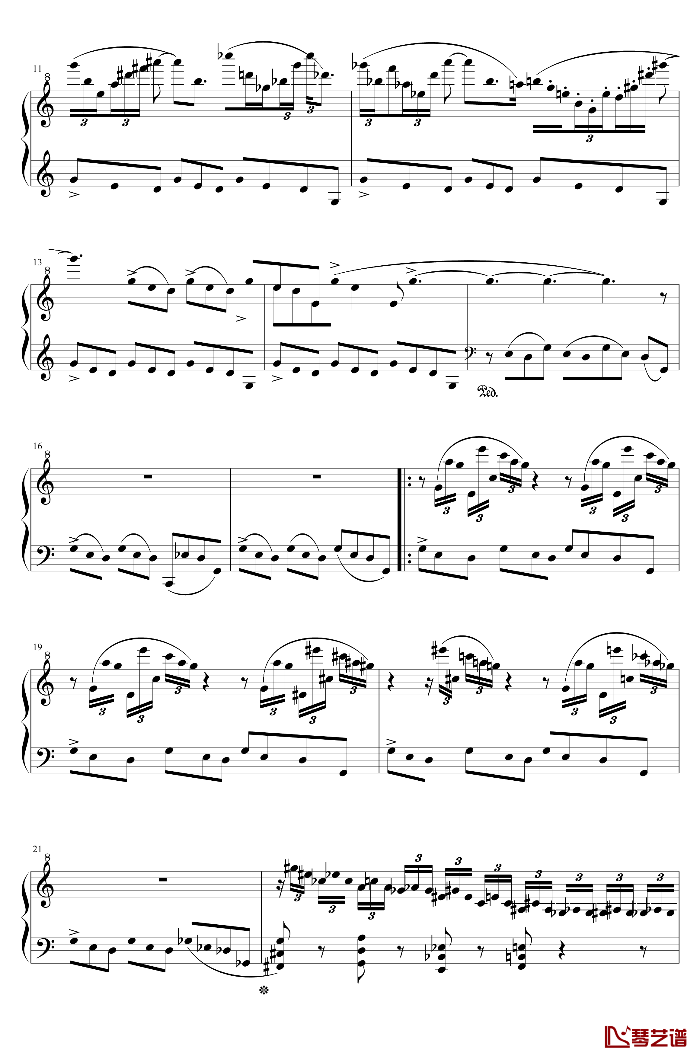 微澜钢琴谱-佚名2