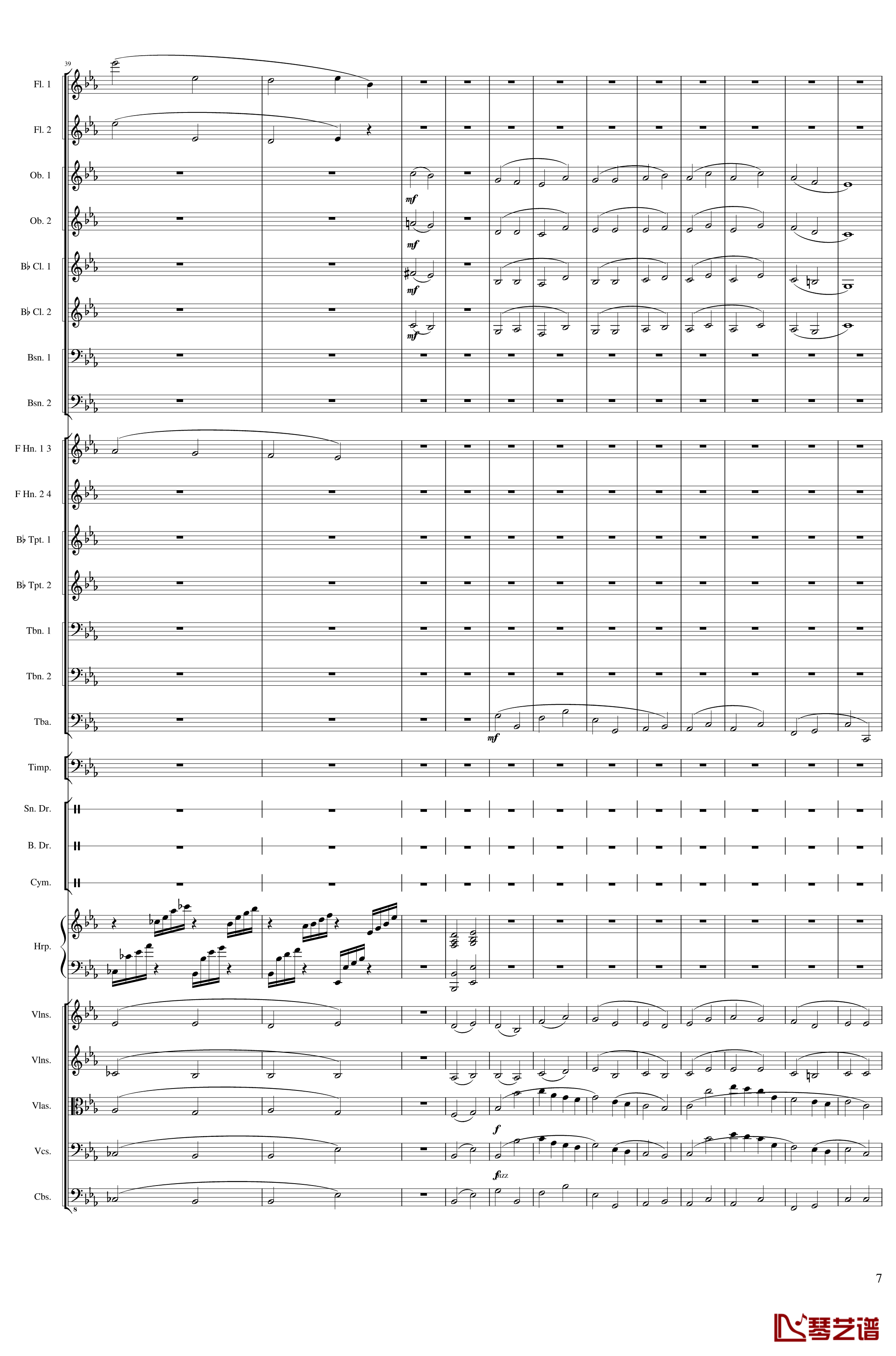Capriccio Brilliant in E Minor, Op.94钢琴谱- III.The time at the school-一个球7