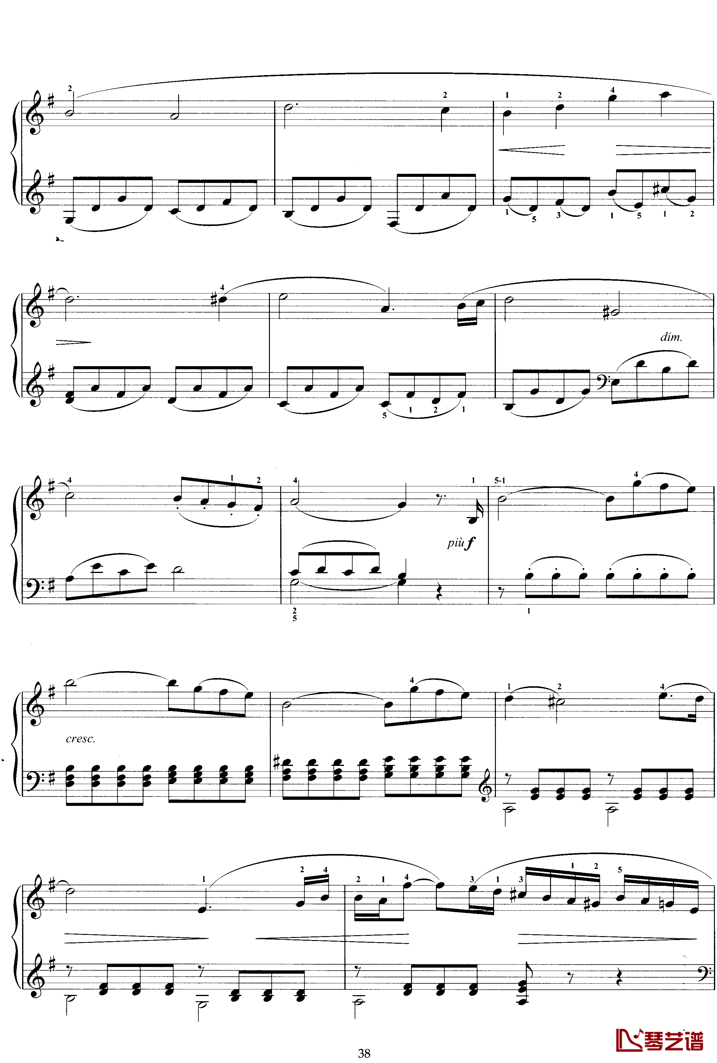 我也能弹贝多芬钢琴谱-简易改编-贝多芬-beethoven2