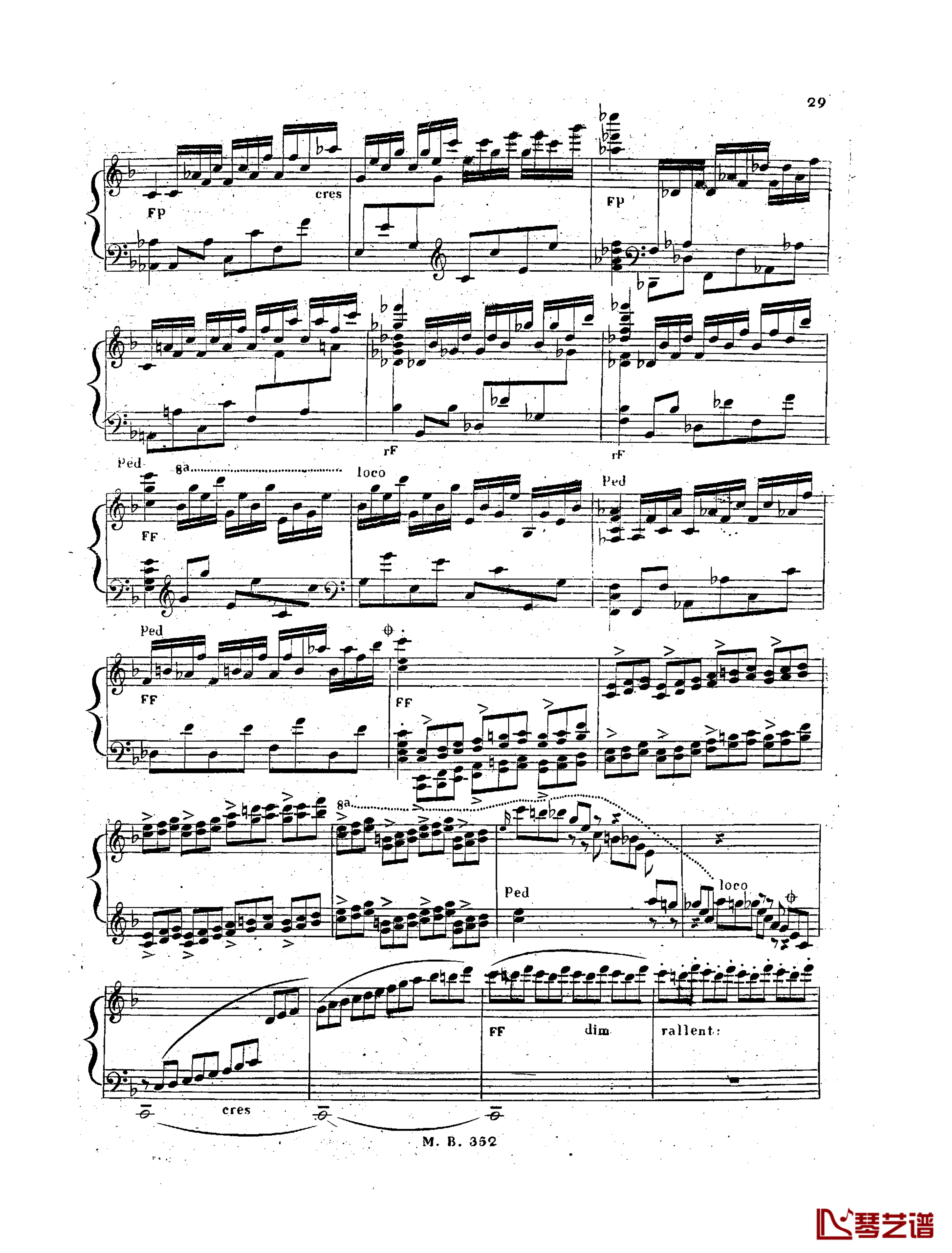  d小调第一钢琴协奏曲 Op.61  第三乐章钢琴谱-卡尔克布雷纳5