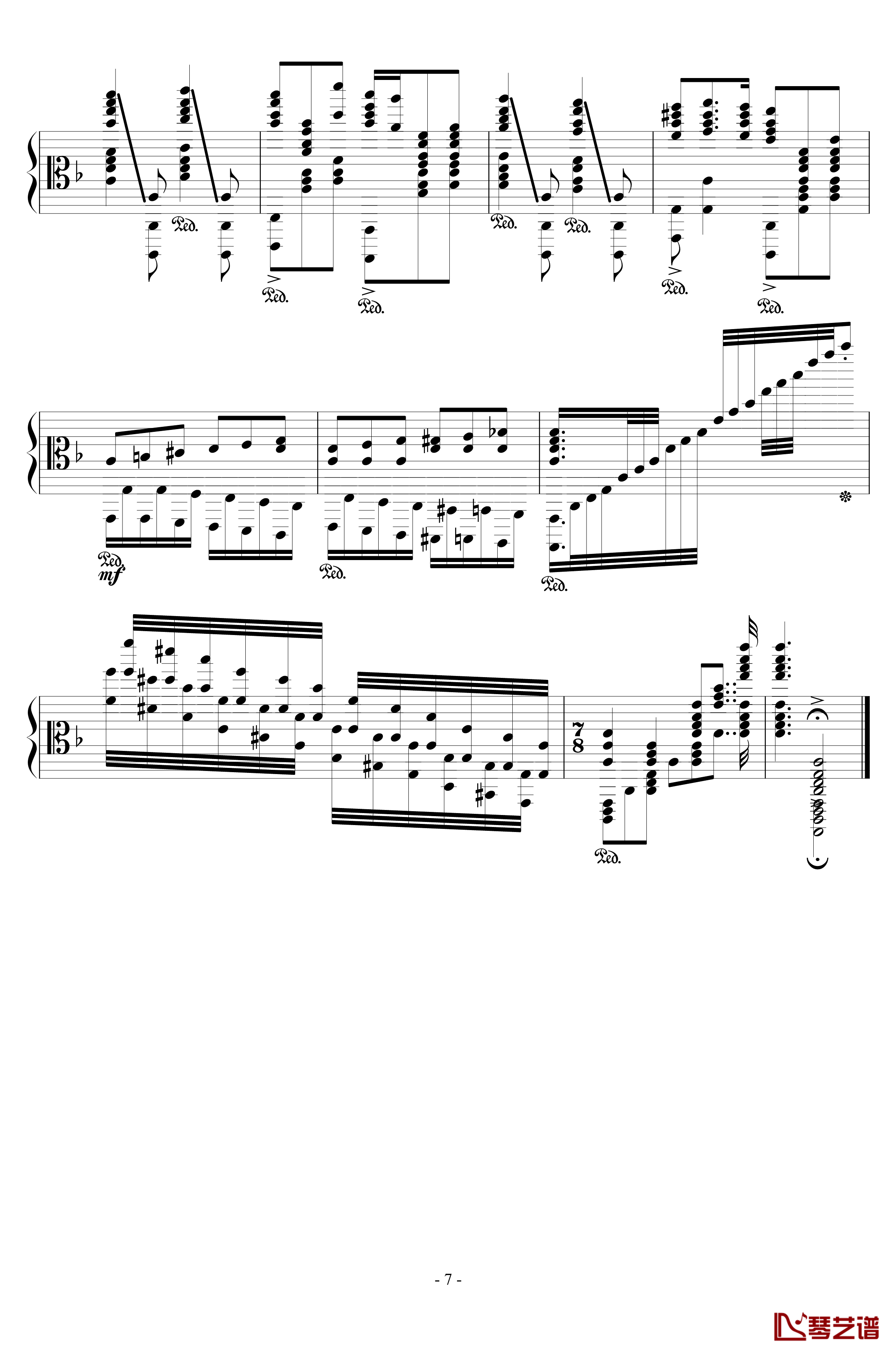 加勒比海盗钢琴谱-混合版-Hans Zimmer7