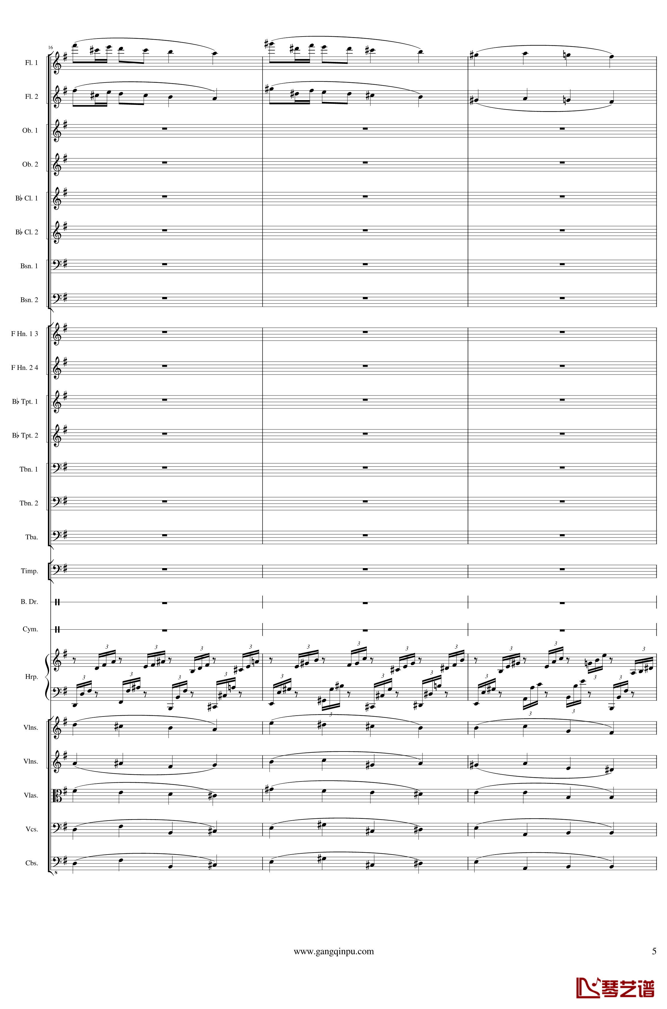 Capriccio Brilliant in E Minor, Op.94钢琴谱- I.Fetes-一个球5