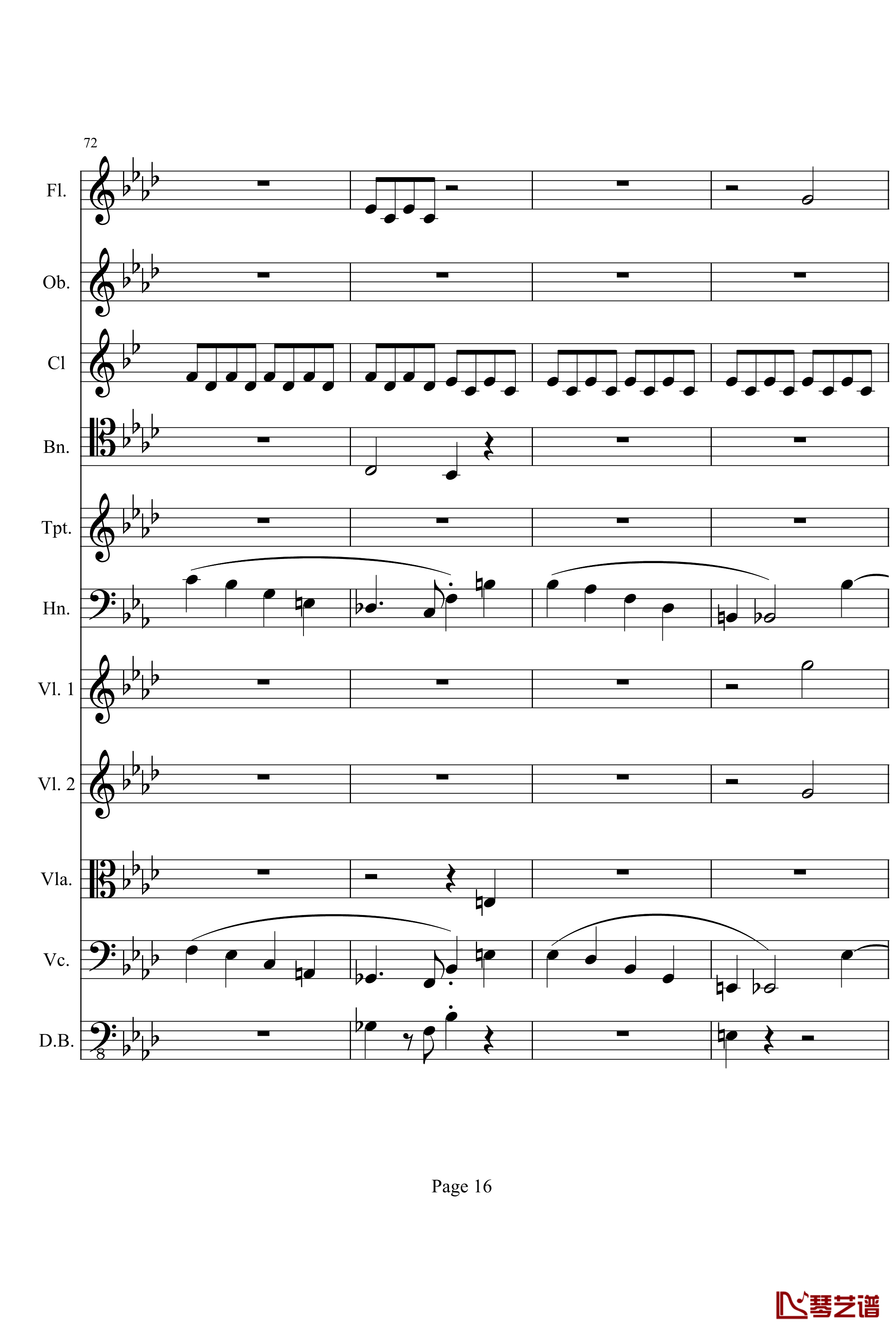 奏鸣曲之交响钢琴谱-第1首-Ⅰ-贝多芬-beethoven16