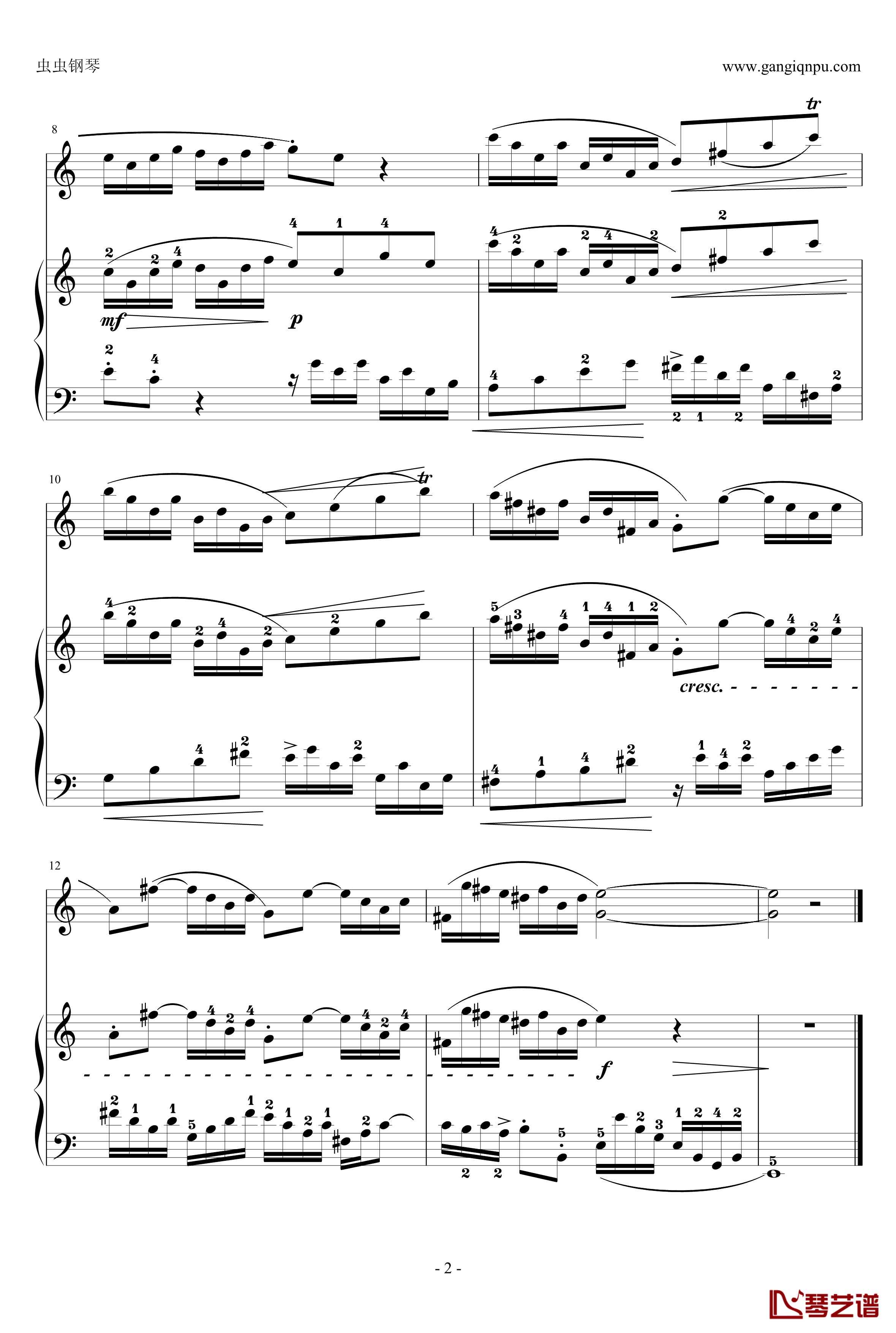 巴洛克先生钢琴谱-总谱-林俊杰2