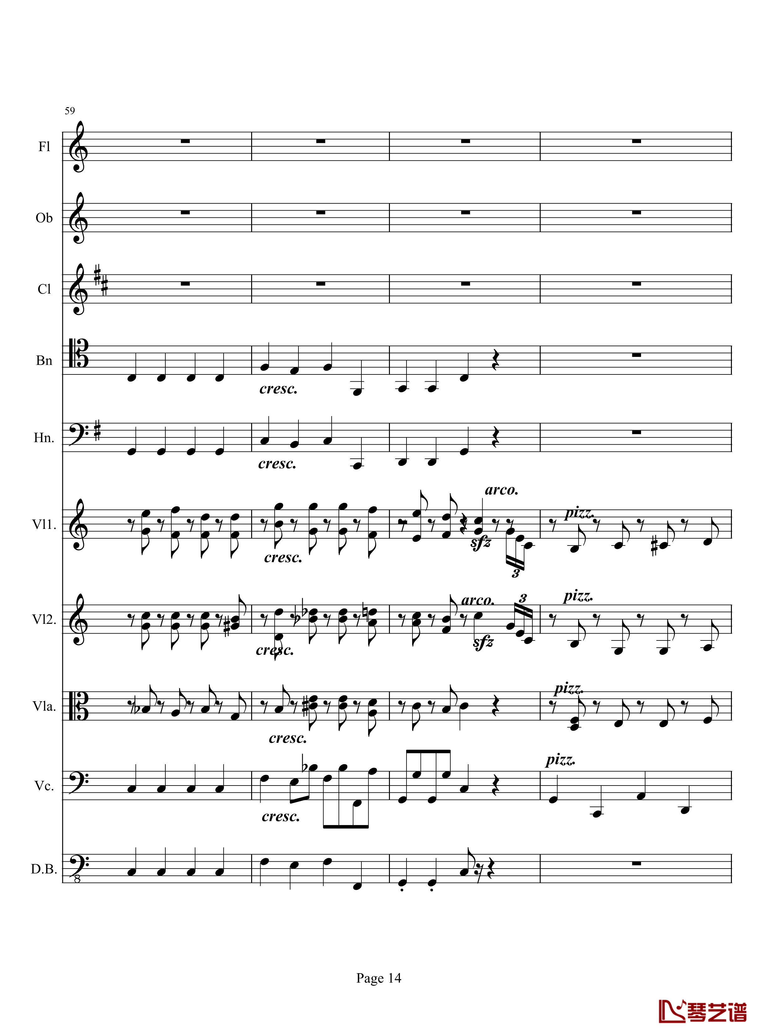 奏鸣曲之交响钢琴谱-第10首-2-贝多芬-beethoven14