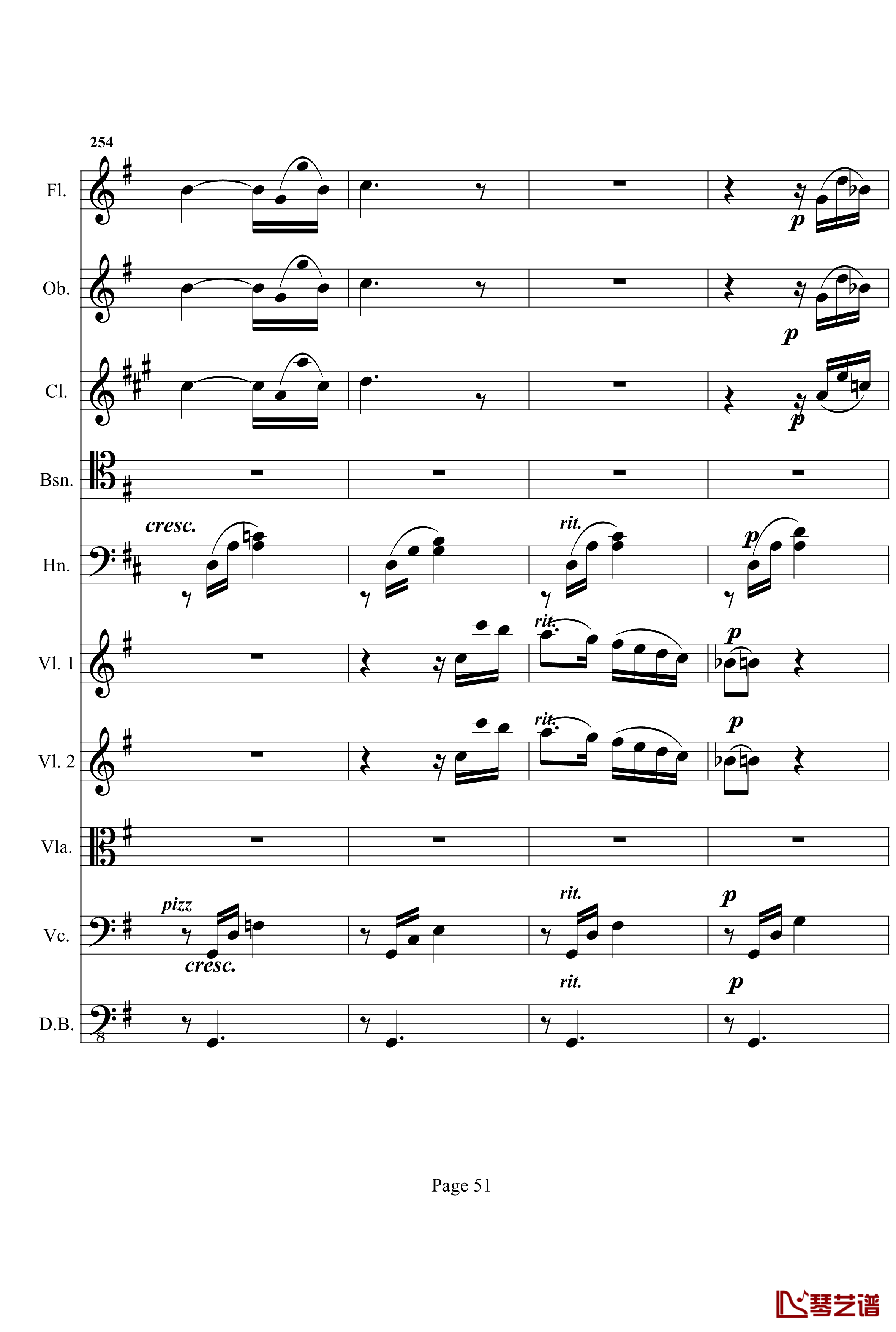 奏鸣曲之交响钢琴谱- 第十首-Ⅰ-贝多芬-beethoven51