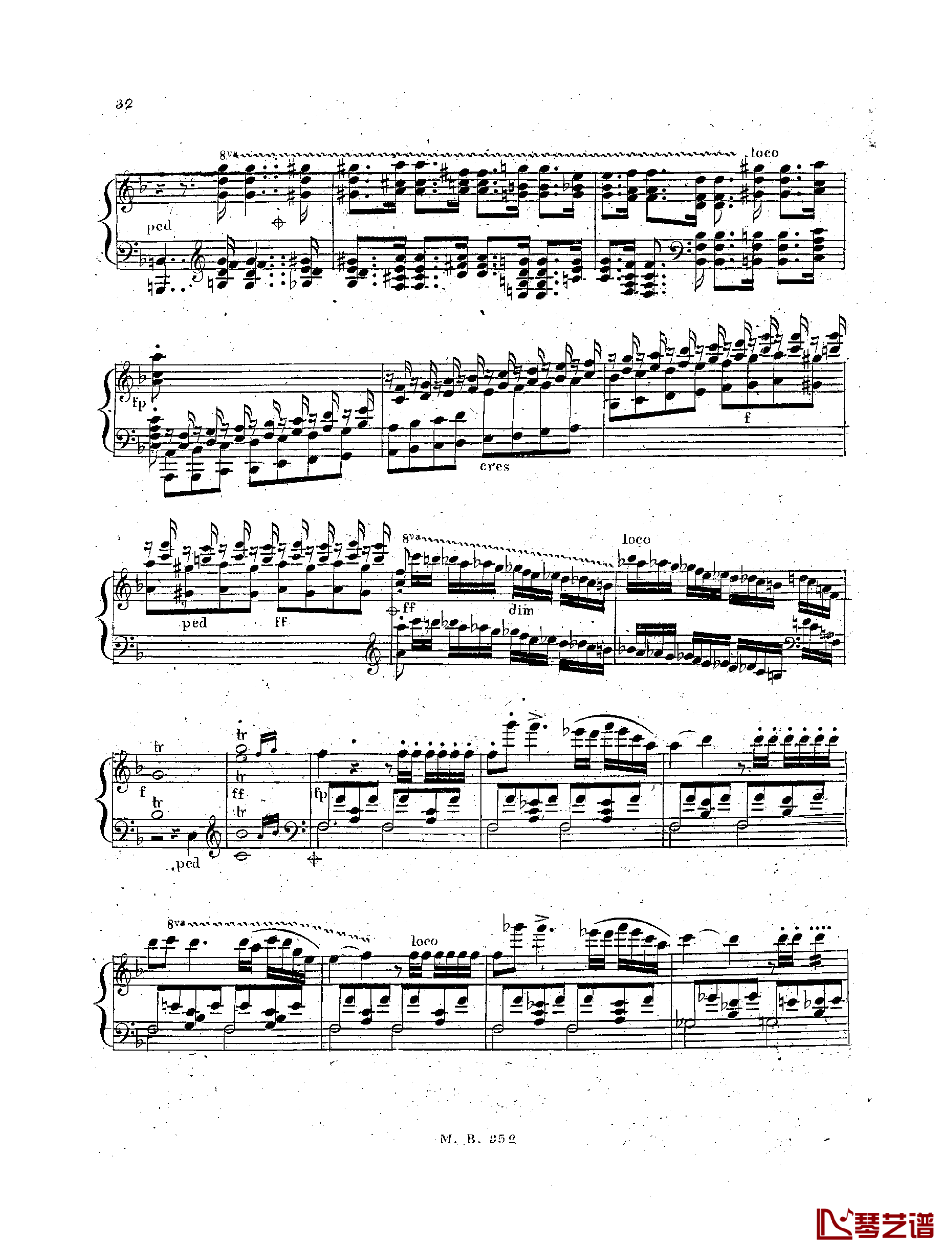  d小调第一钢琴协奏曲 Op.61  第三乐章钢琴谱-卡尔克布雷纳8