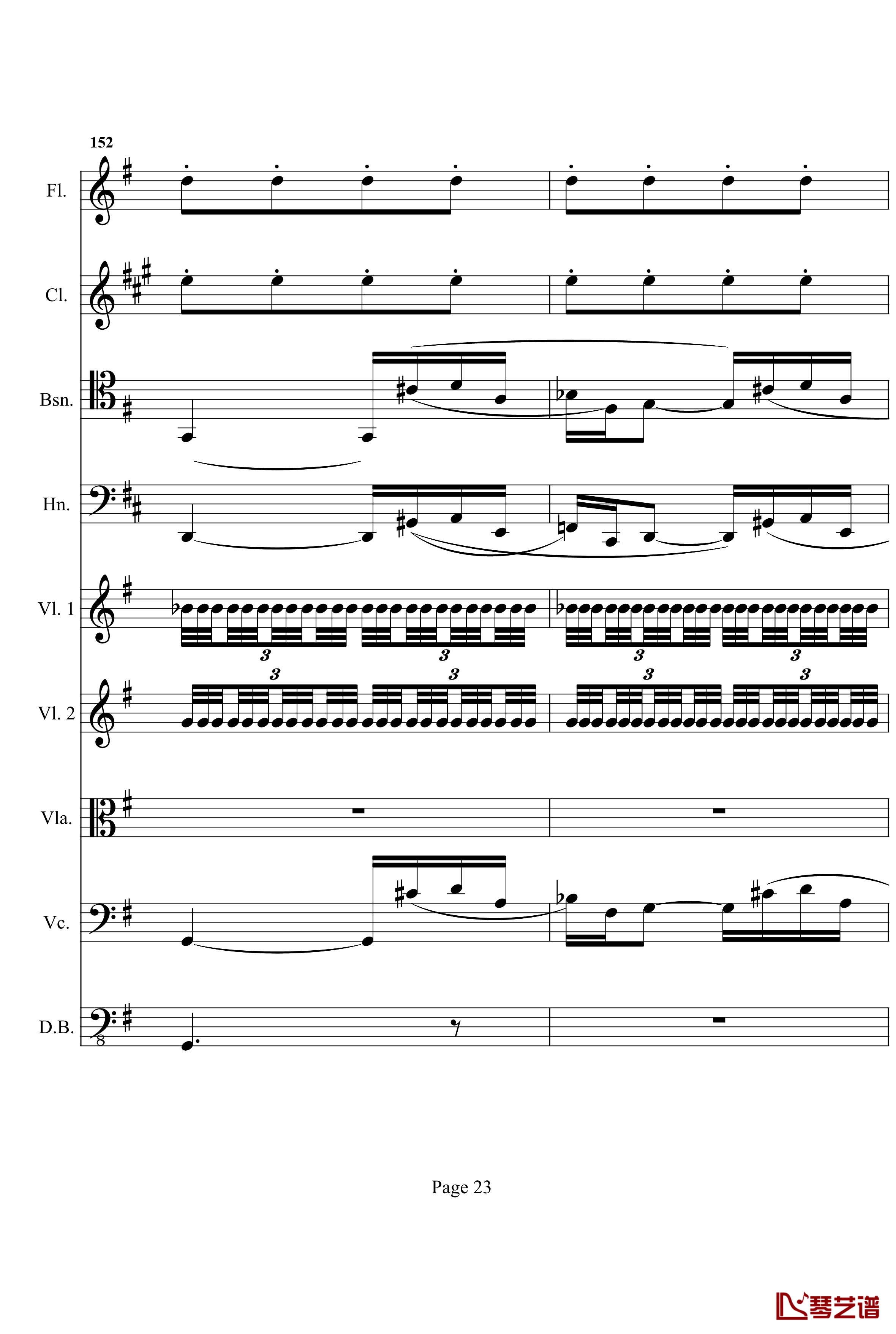 奏鸣曲之交响钢琴谱- 第十首-Ⅰ-贝多芬-beethoven23