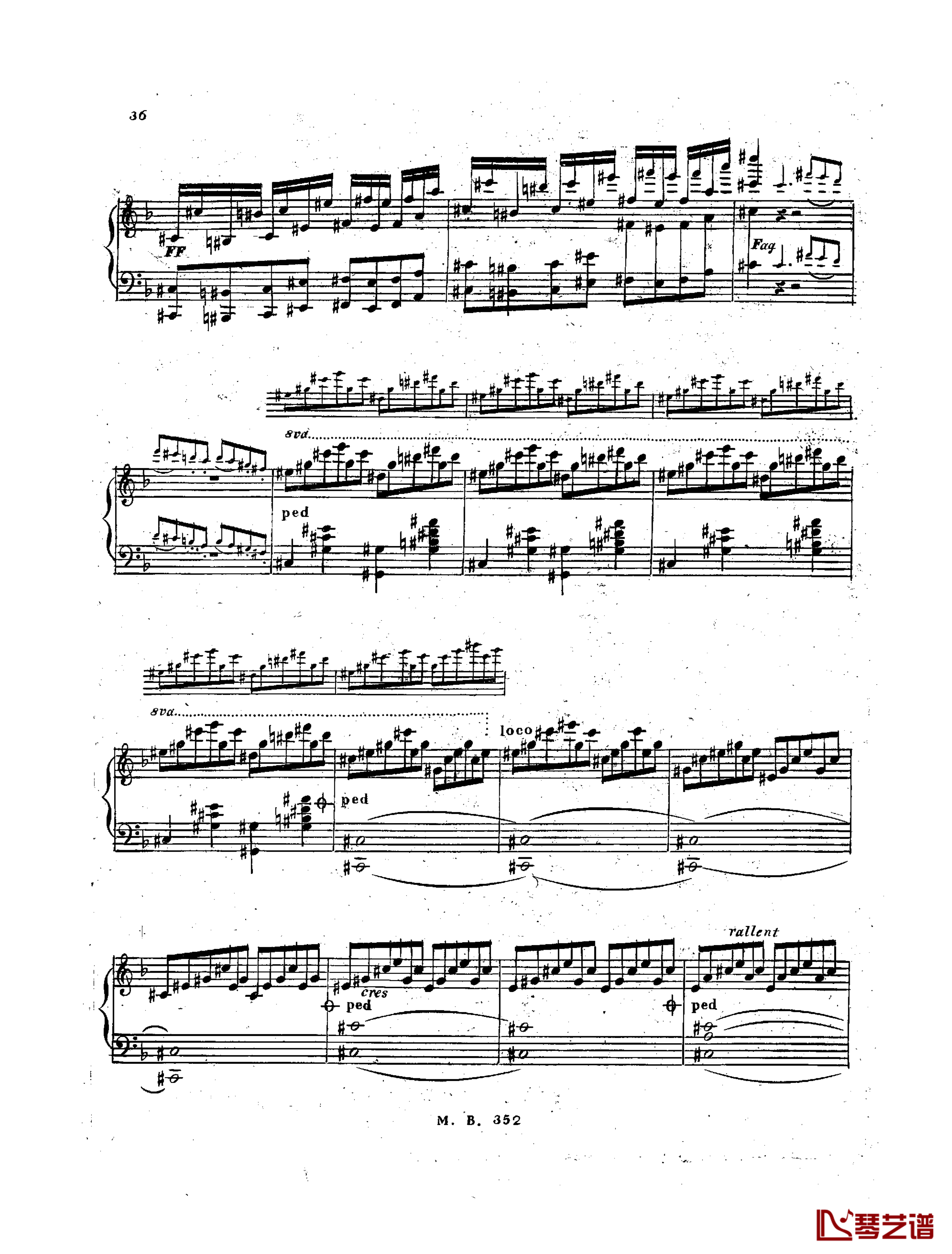  d小调第一钢琴协奏曲 Op.61  第三乐章钢琴谱-卡尔克布雷纳12