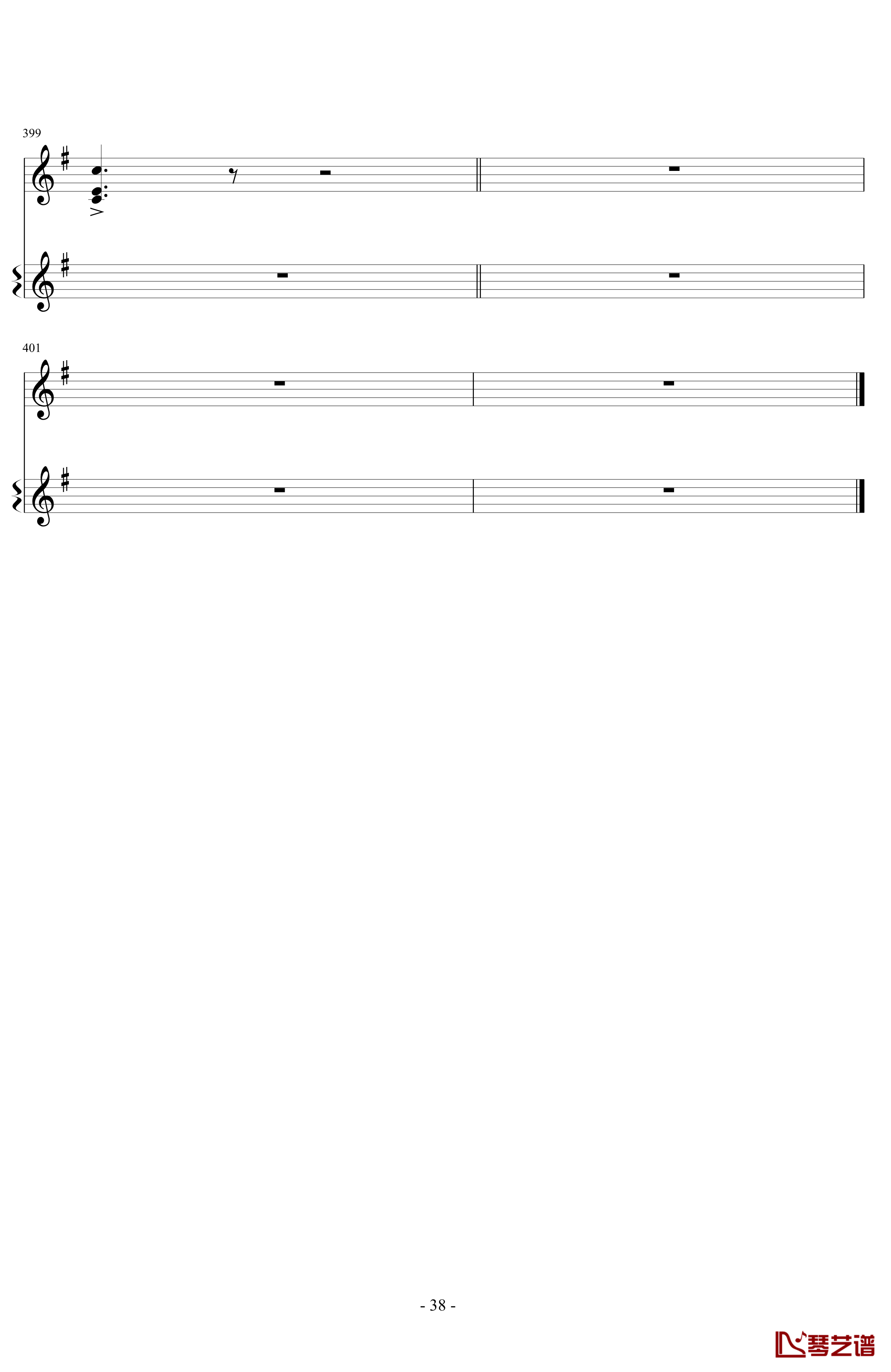 意大利国歌变奏曲钢琴谱-DXF38
