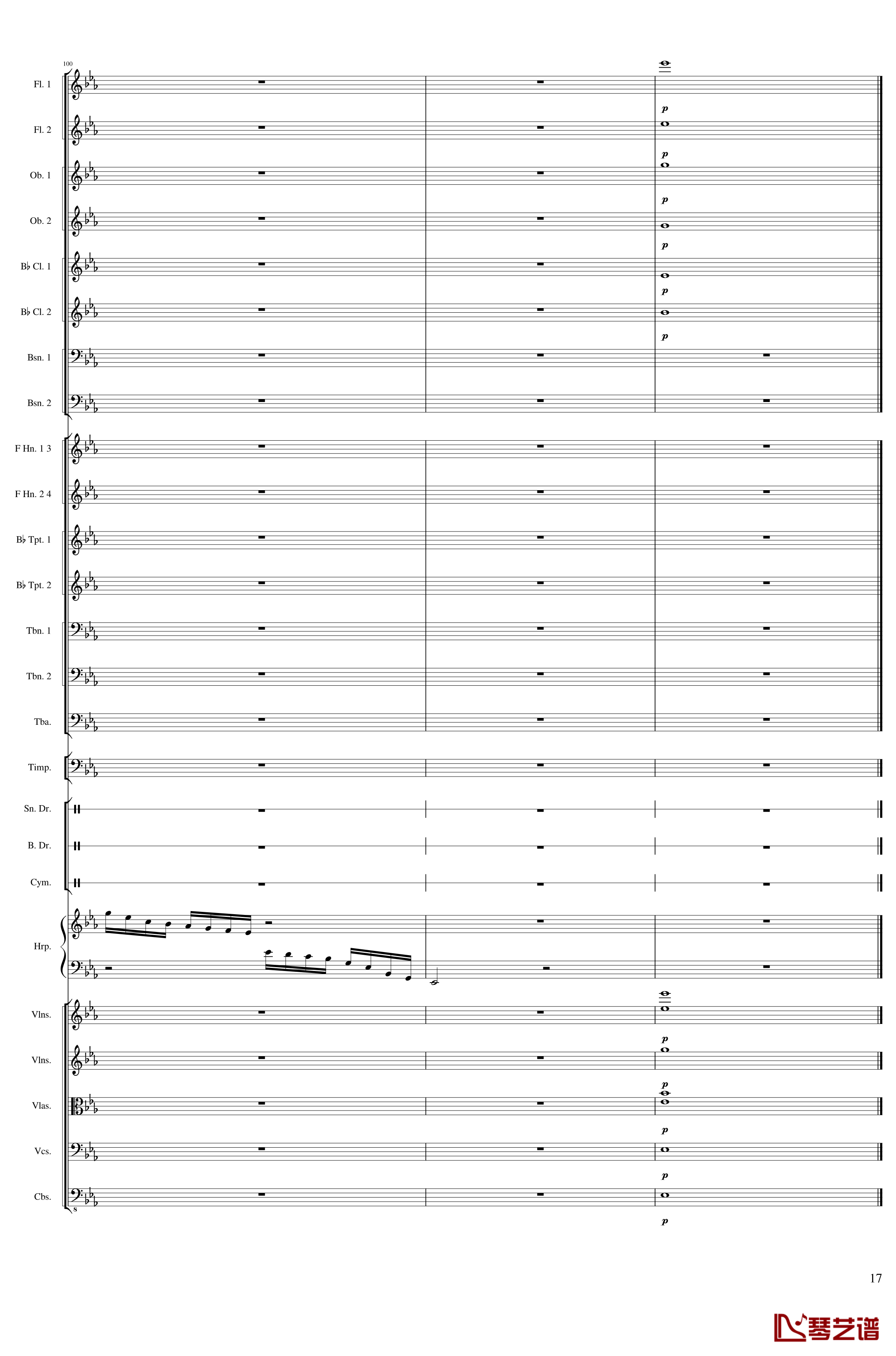 Capriccio Brilliant in E Minor, Op.94钢琴谱- III.The time at the school-一个球17