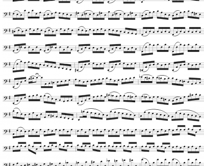 大提琴组曲no.1钢琴谱-前奏-巴哈-Bach, Johann Sebastian