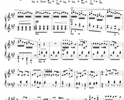 解放区的天钢琴谱-完整版-储望华