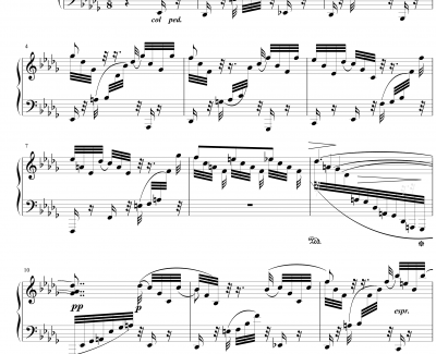 间奏曲钢琴谱Op.117 No.2-勃拉姆斯