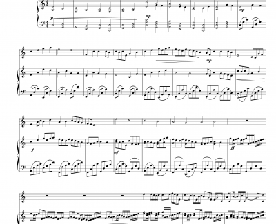卡农-小提琴&钢琴钢琴谱-camellia修改版-帕赫贝尔-Pachelbel