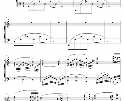 Ballade No.1, Op.92钢琴谱-一个球