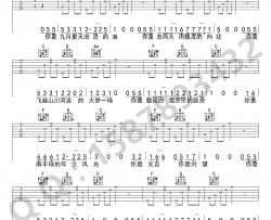 十二吉他谱-留声玩具-C调简单版-高清图片谱