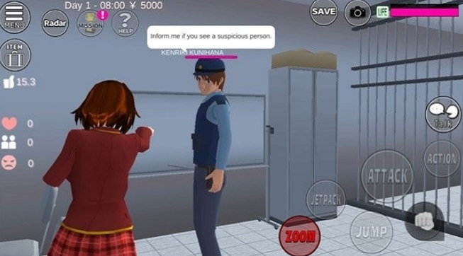 新濠天地xh3559校园模拟器英文版2024(SAKURA SchoolSimulator)