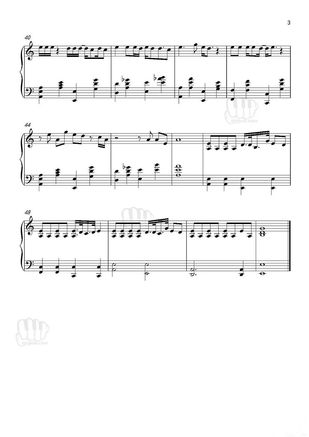 男孩钢琴谱-梁博-原创特扎心的一首歌仅前奏就路转粉了6