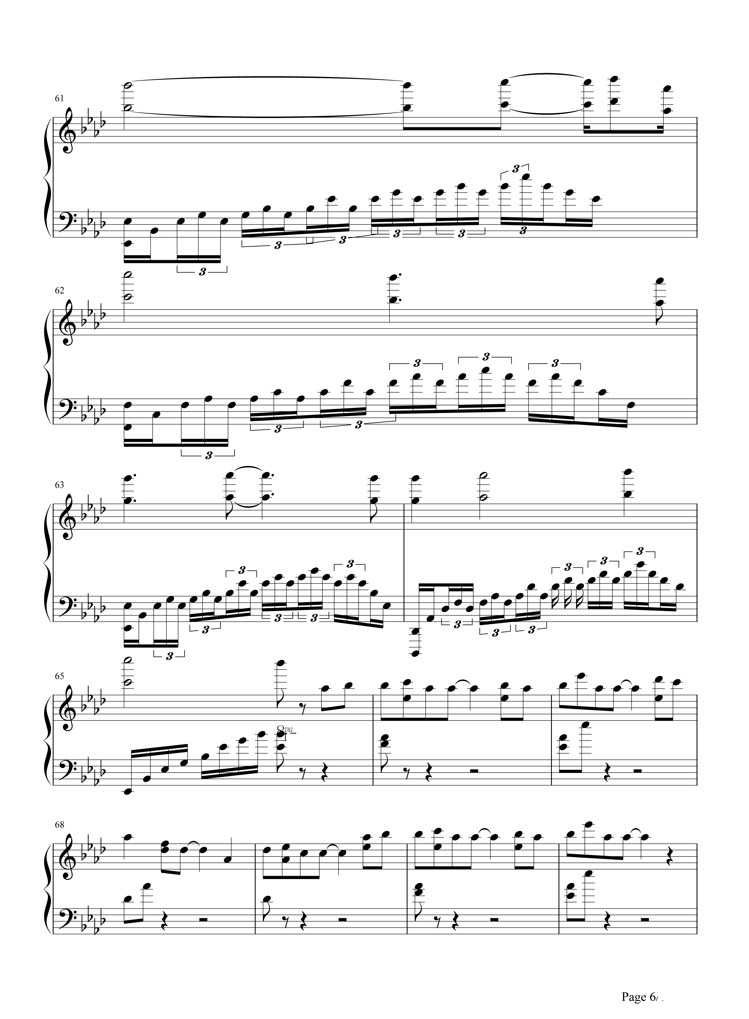 我心永恒钢琴谱 泰坦尼克号-勾起无数人回忆的经典曲子…8