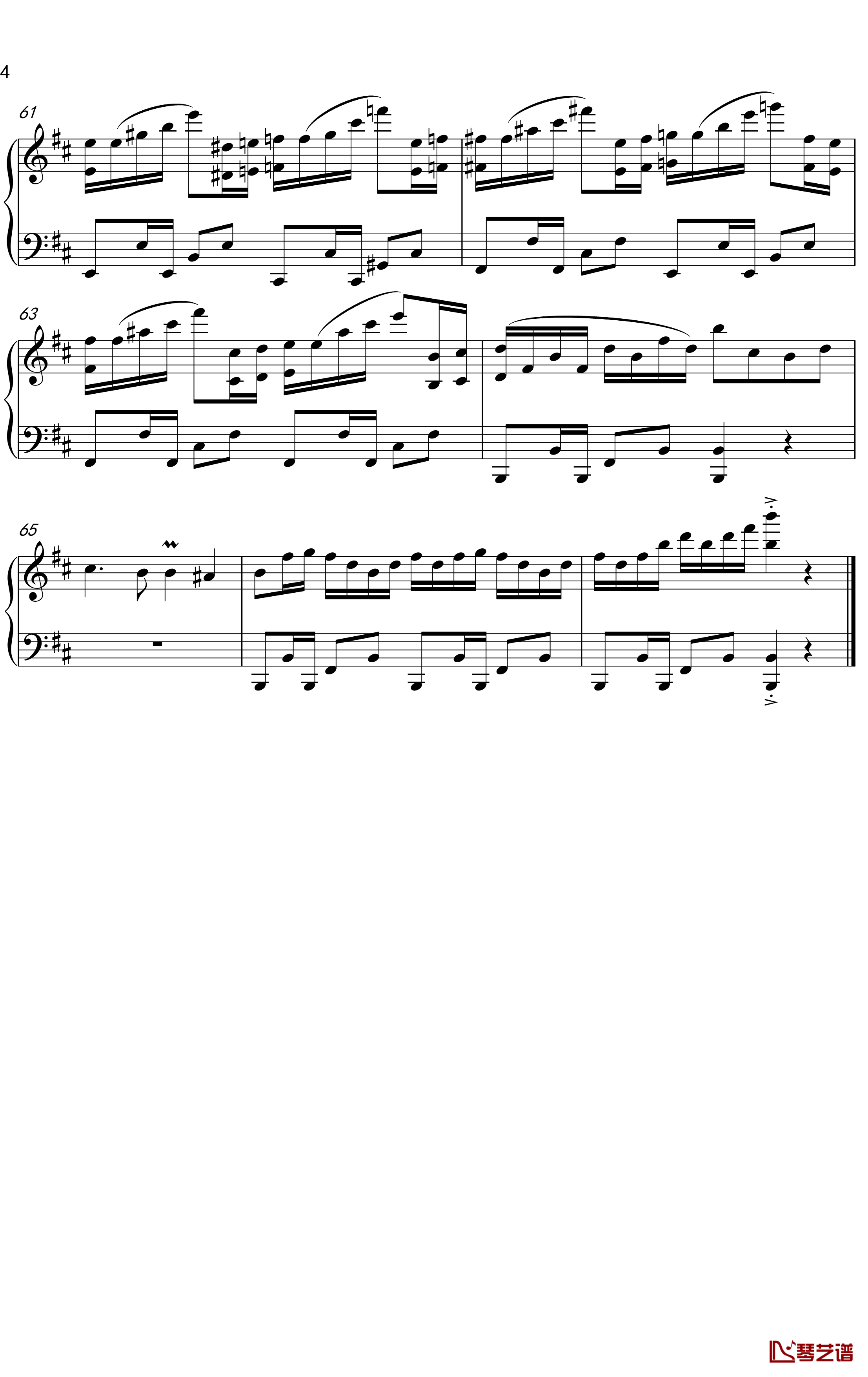 El Bimbo 橄榄项链钢琴谱-保罗·莫里哀-一首异国风情版的经典老歌4