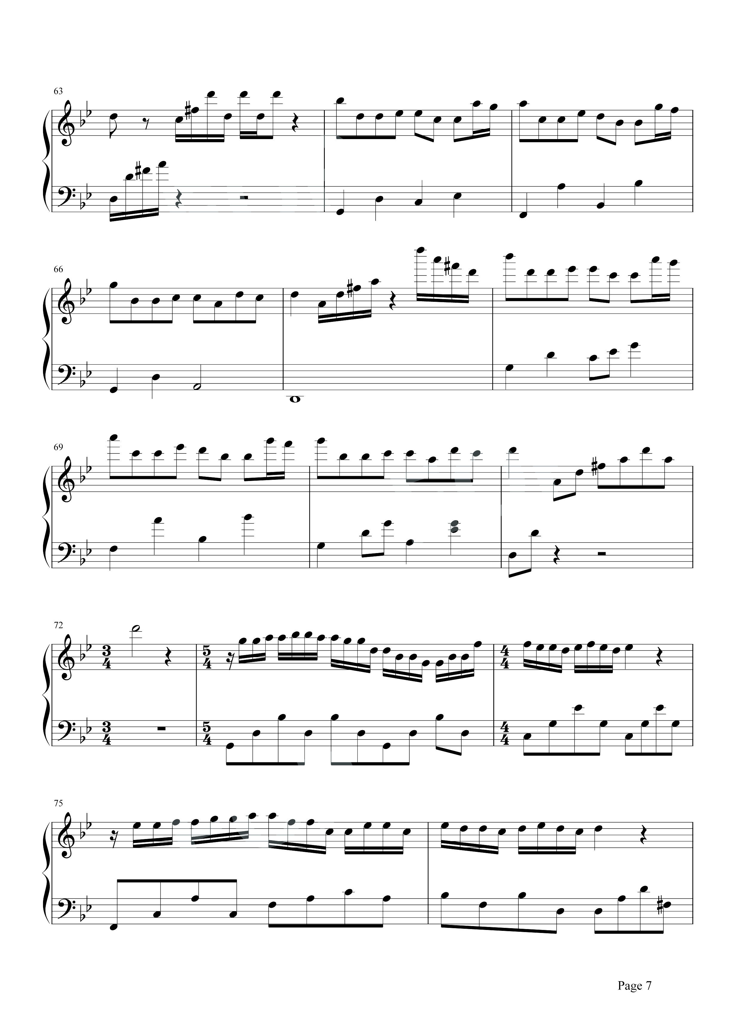 梦中的婚礼钢琴谱-理查德.克莱德曼-最美的乐章，背后隐逸着一个动人的故事7