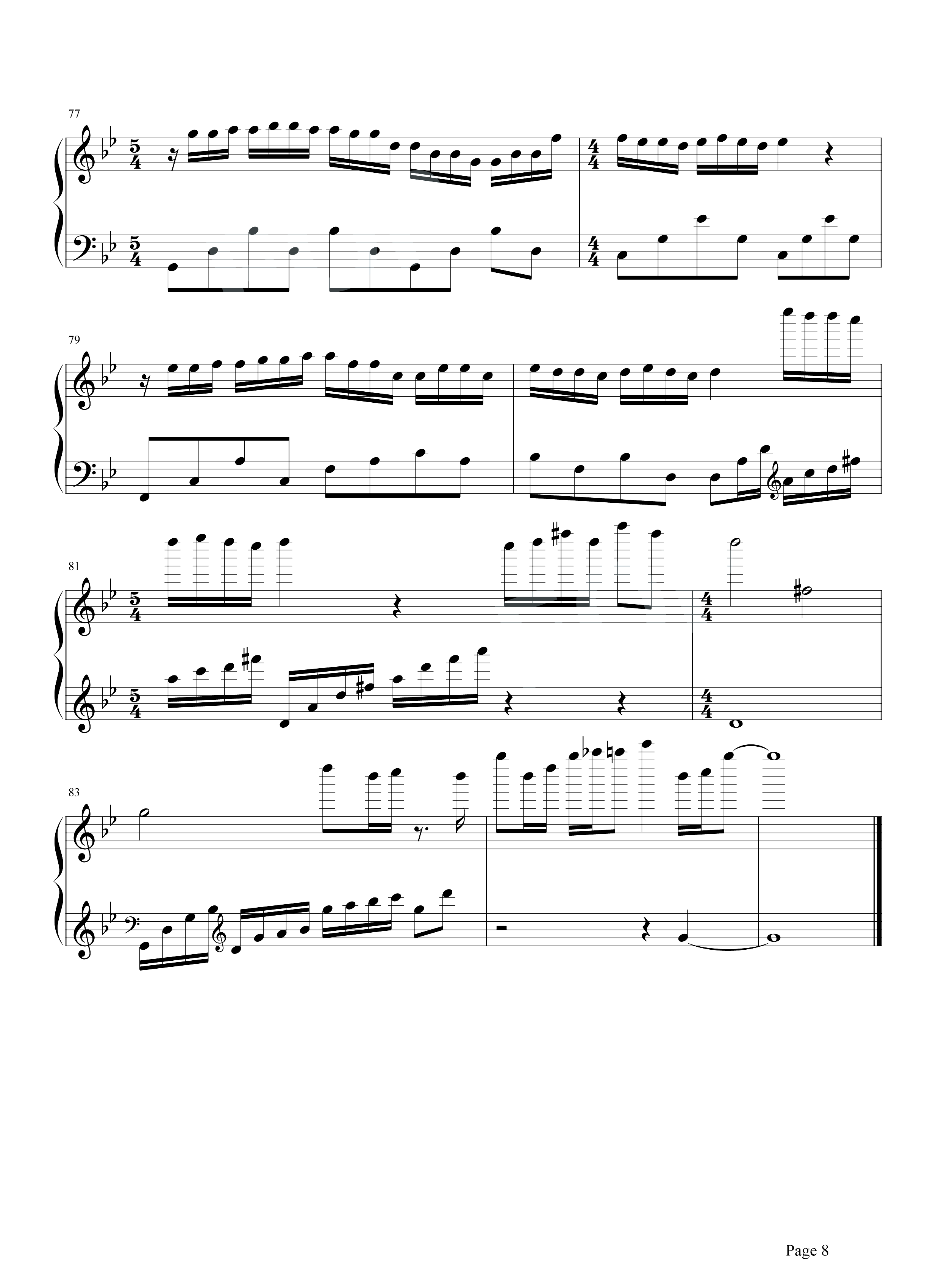 梦中的婚礼钢琴谱-理查德.克莱德曼-最美的乐章，背后隐逸着一个动人的故事8