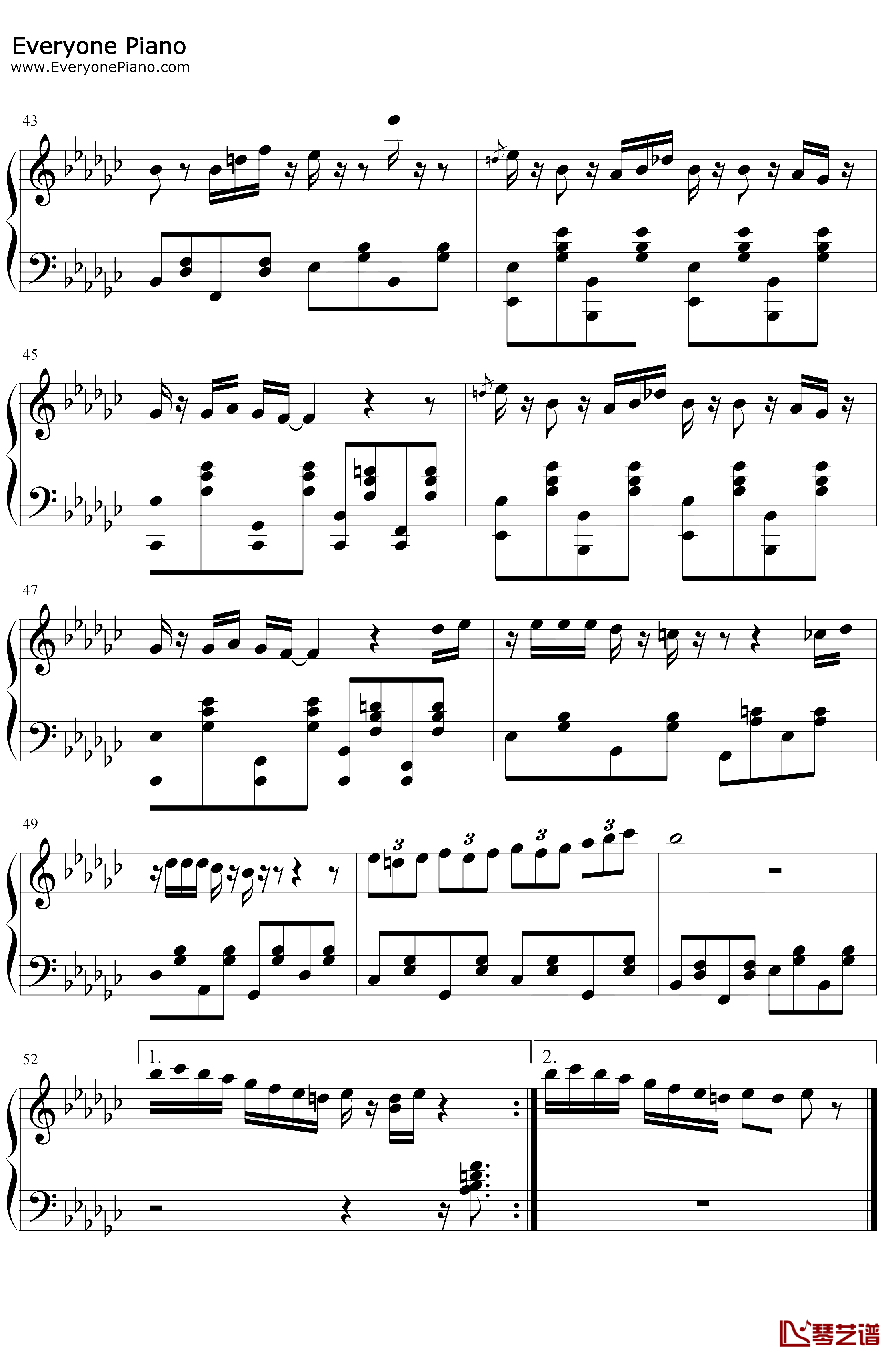 Betty Boop钢琴谱 CharliePuth 抖音一夜爆红的魔性洗脑神曲5