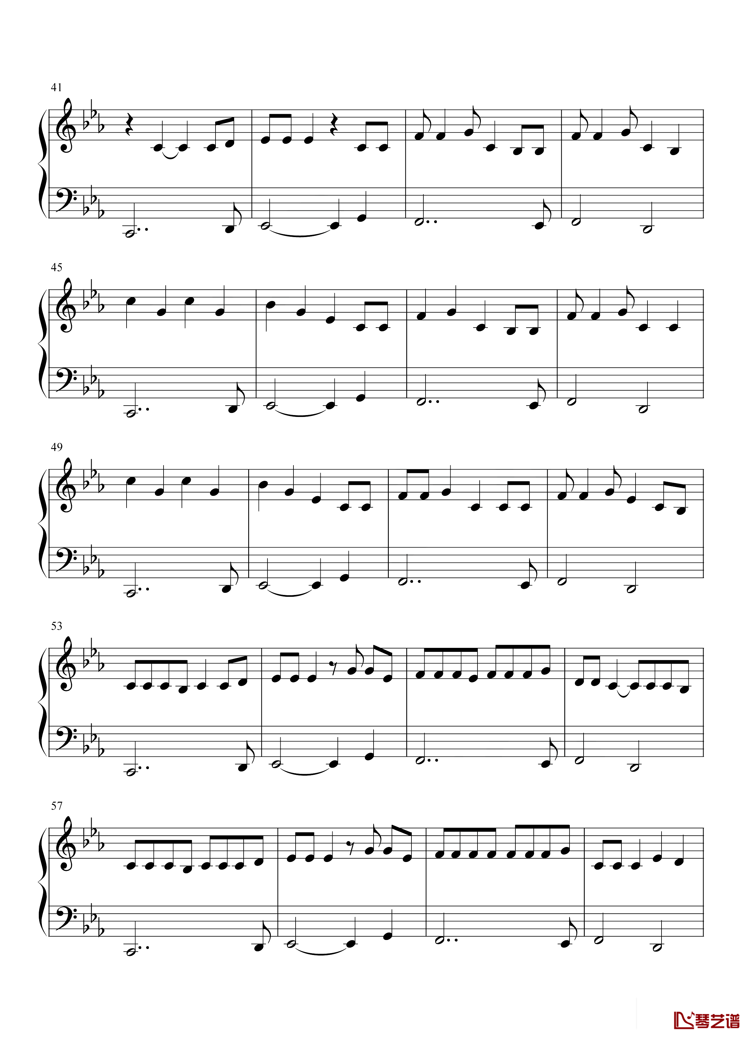 Holiday钢琴谱-LilNasX-圣诞主题歌曲2