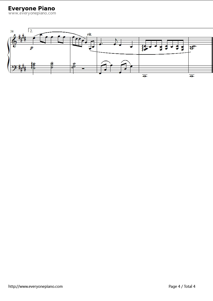 越单纯越幸福钢琴谱-王筝4