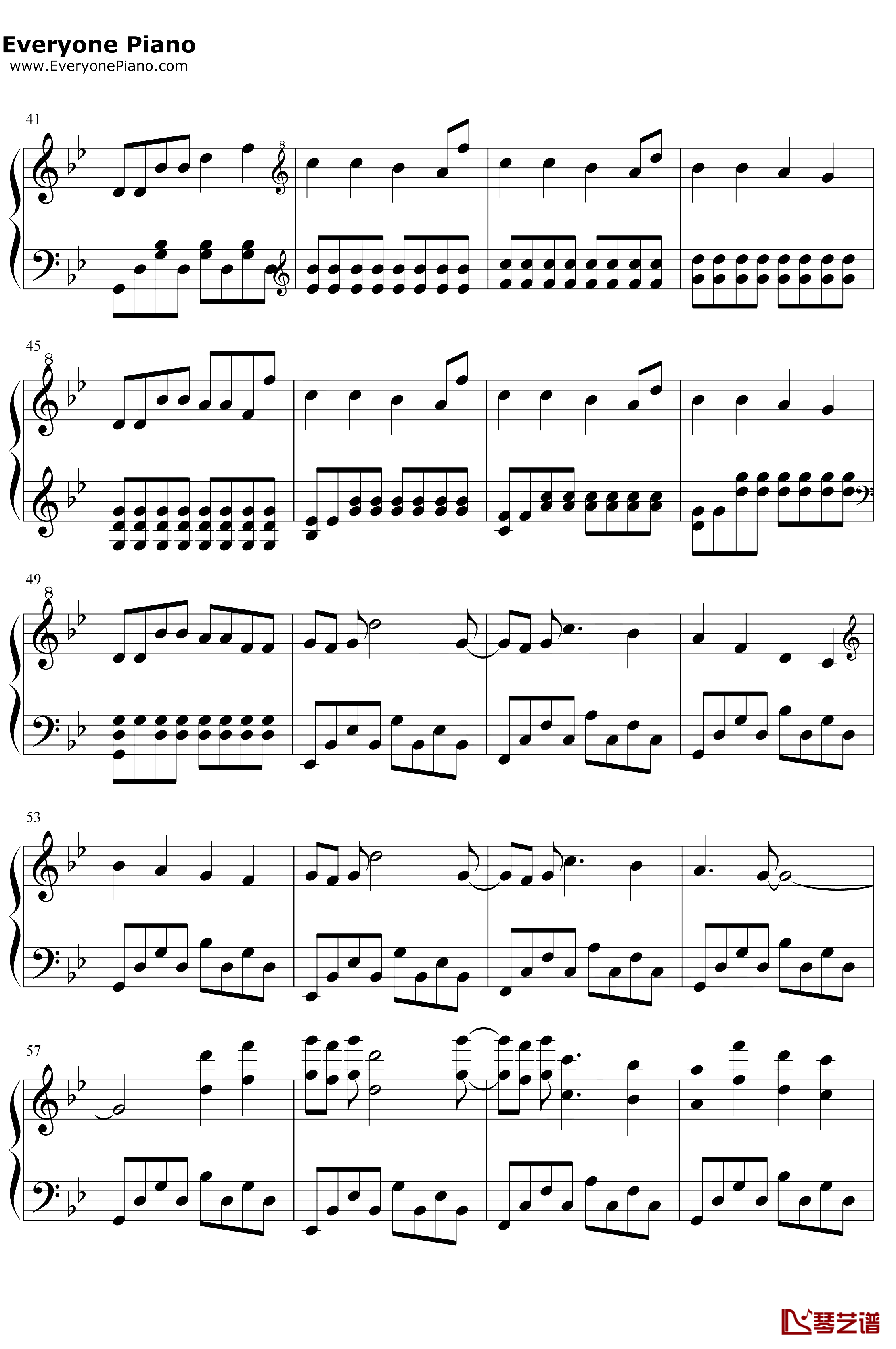 幻昼钢琴谱-Shirfine-幻昼-完美钢琴版3
