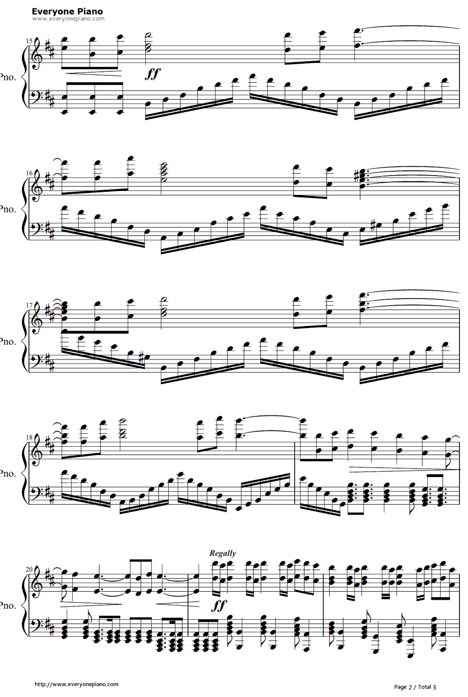 上古卷轴5：天际主题曲钢琴谱-Skyrim2