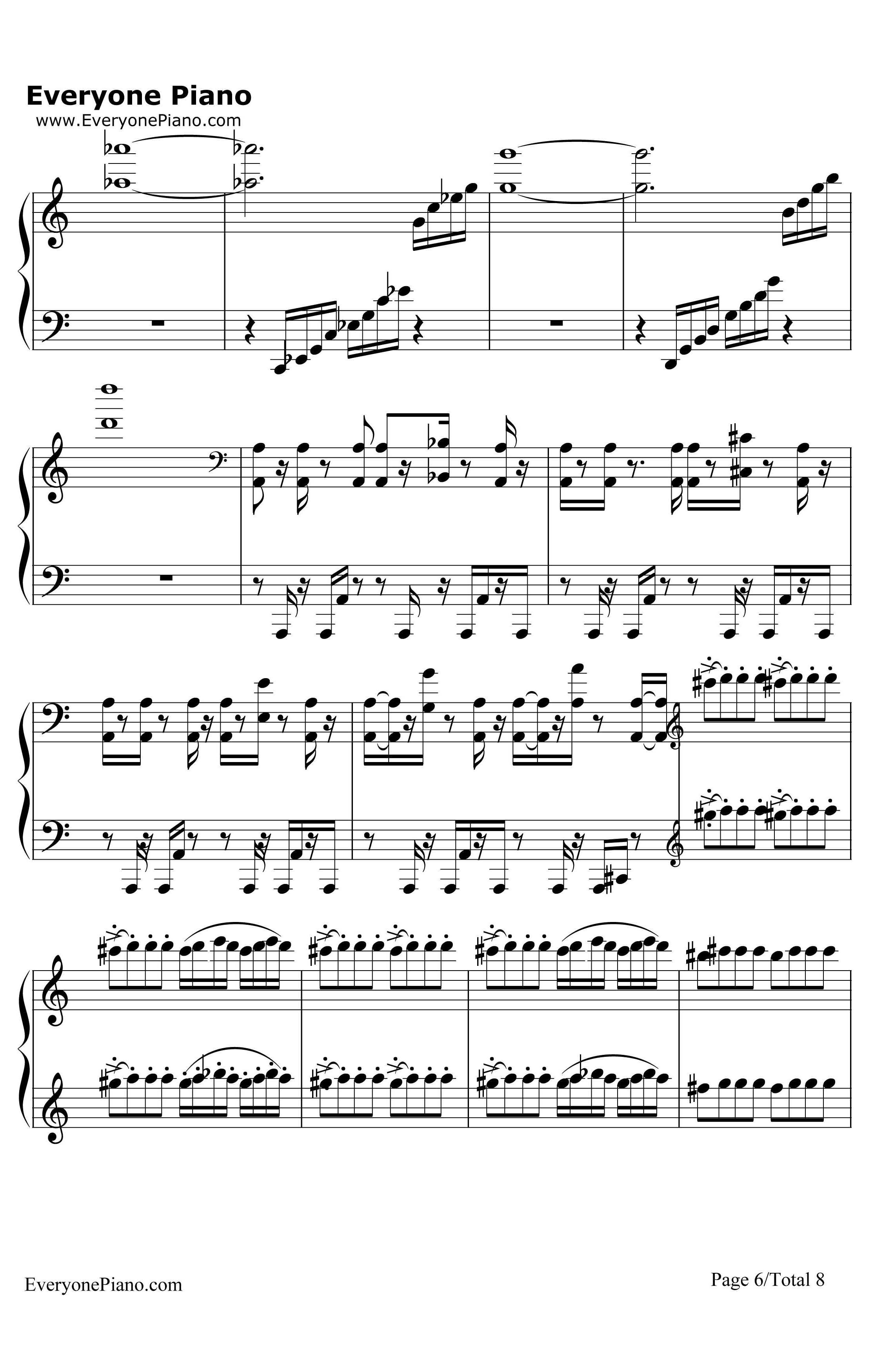 蜂鸟（Kolibre）钢琴谱-马克西姆Maksim6