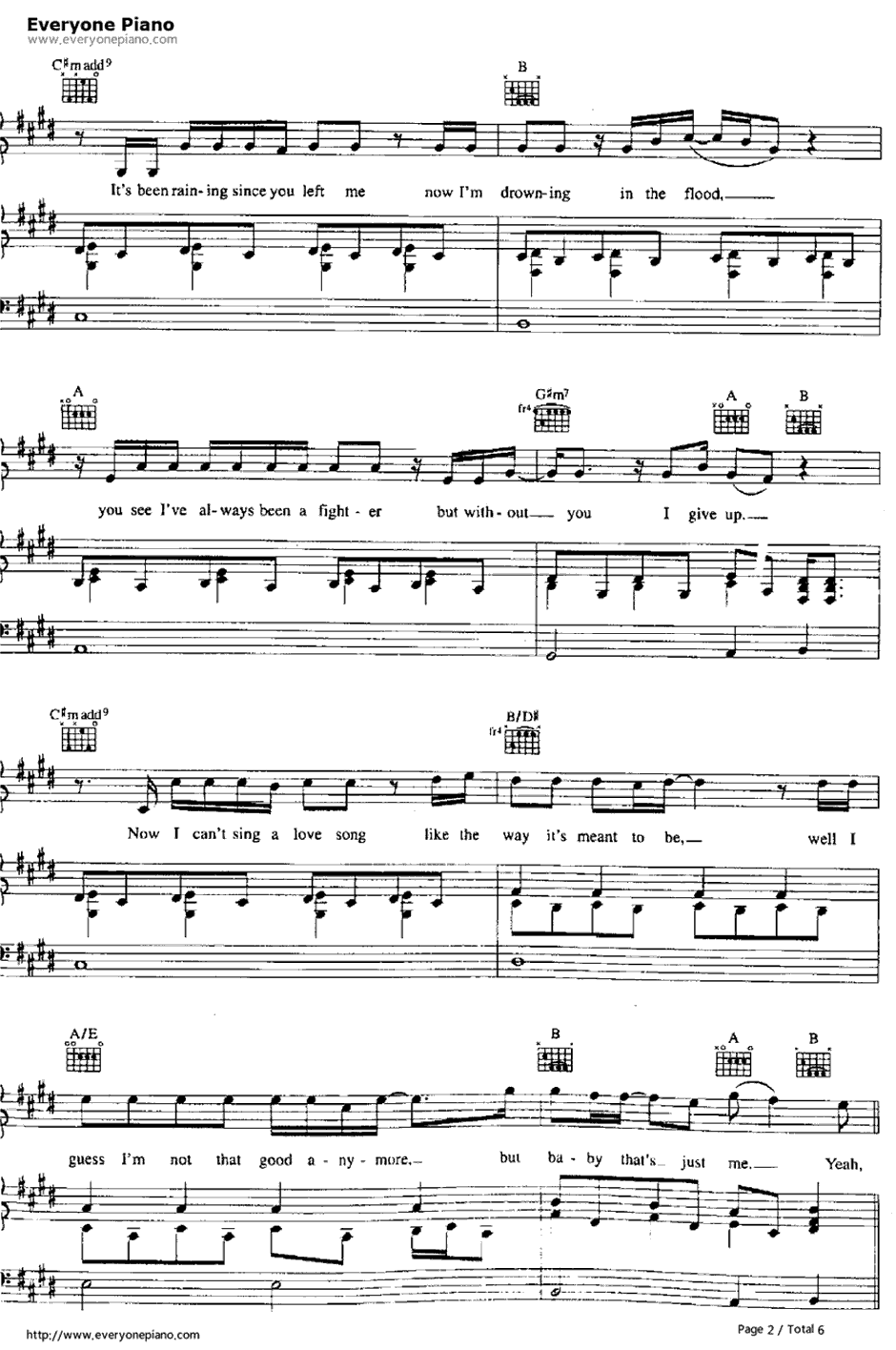 Always钢琴谱-BonJovi-2