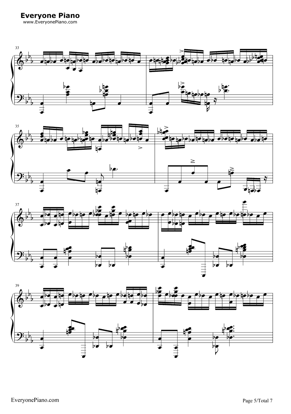 Enduring Movement钢琴谱-Ennio Morricone-海上钢琴师OST5