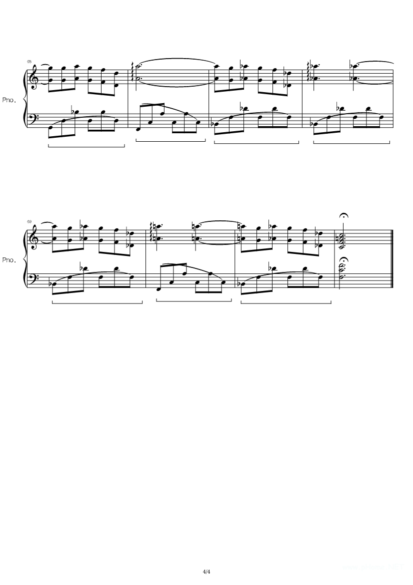 理查德·克莱德曼《梦中的鸟》钢琴谱1
