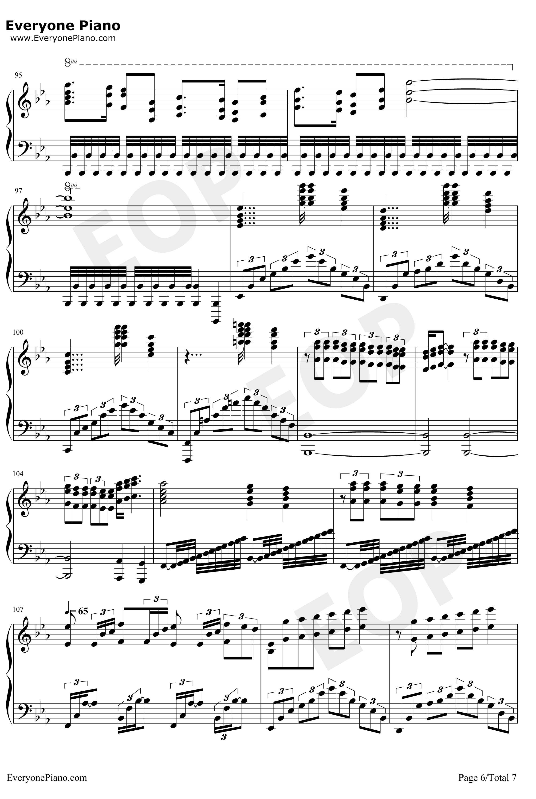 Bohemian Rhapsody钢琴谱-马克西姆-完美版-波希米亚狂想曲6