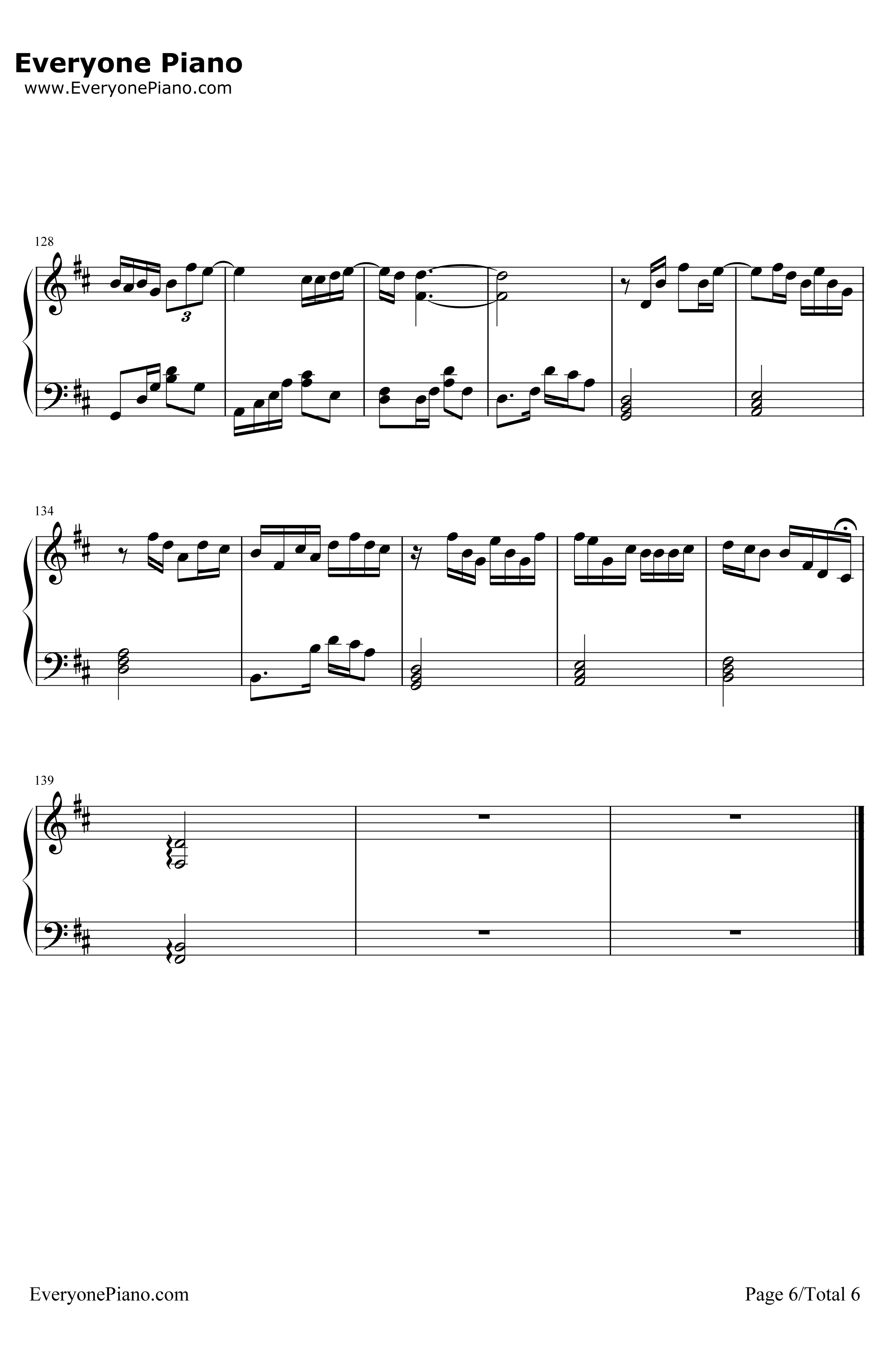 绅士钢琴谱-薛之谦-完整版6
