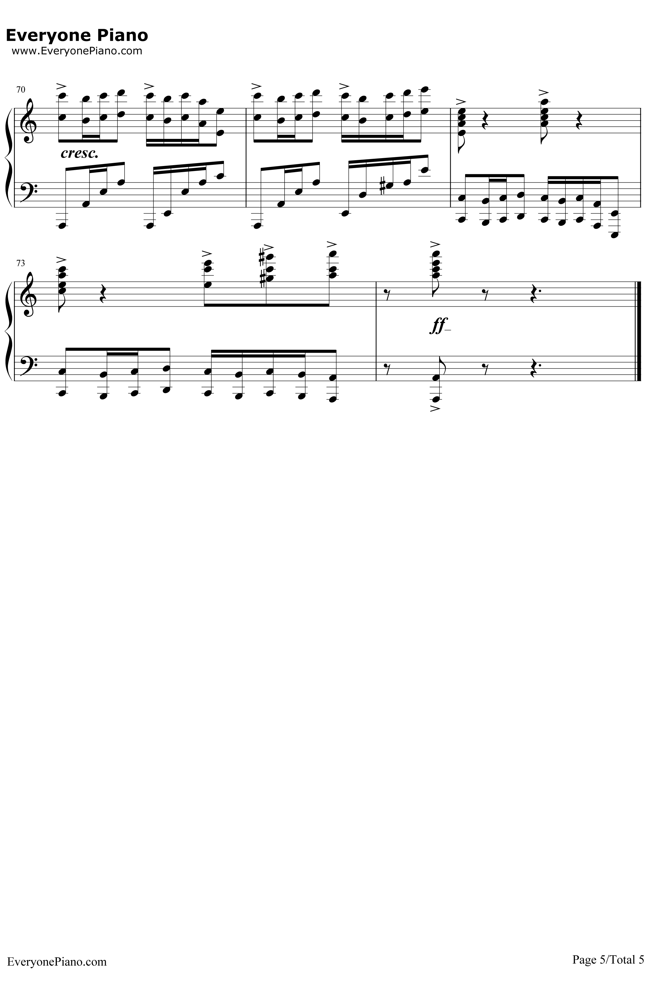 李斯特的旋律钢琴谱-理查德•克莱德曼-跃动的心5