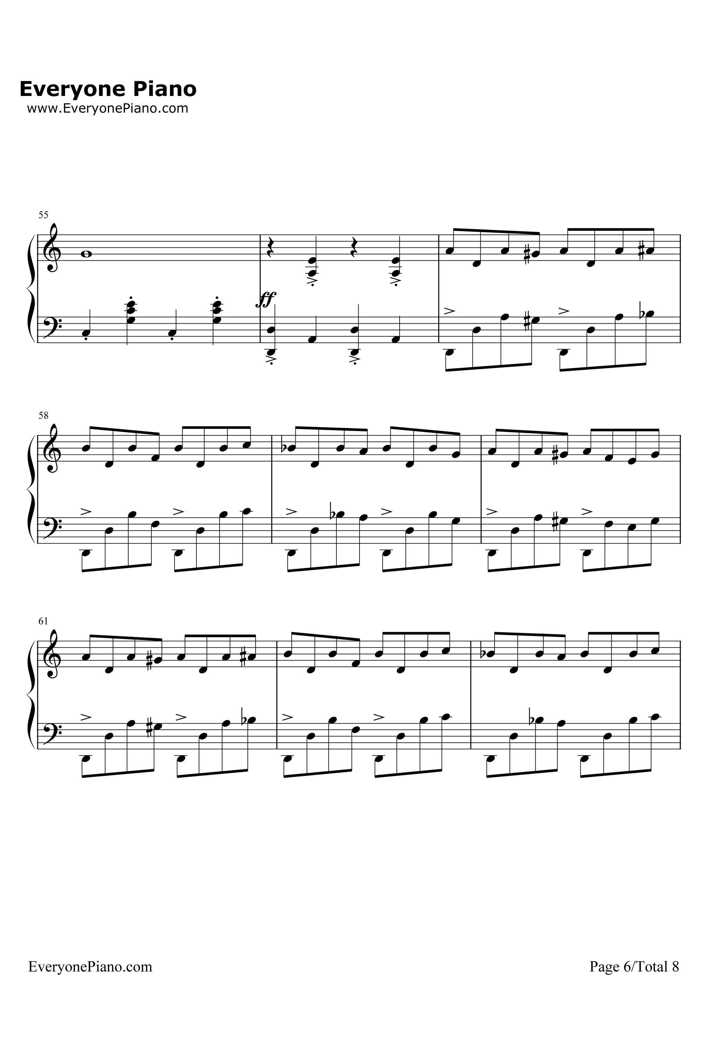 Discombobulate钢琴谱-HansZimmer-SherlockHolmesTheme6
