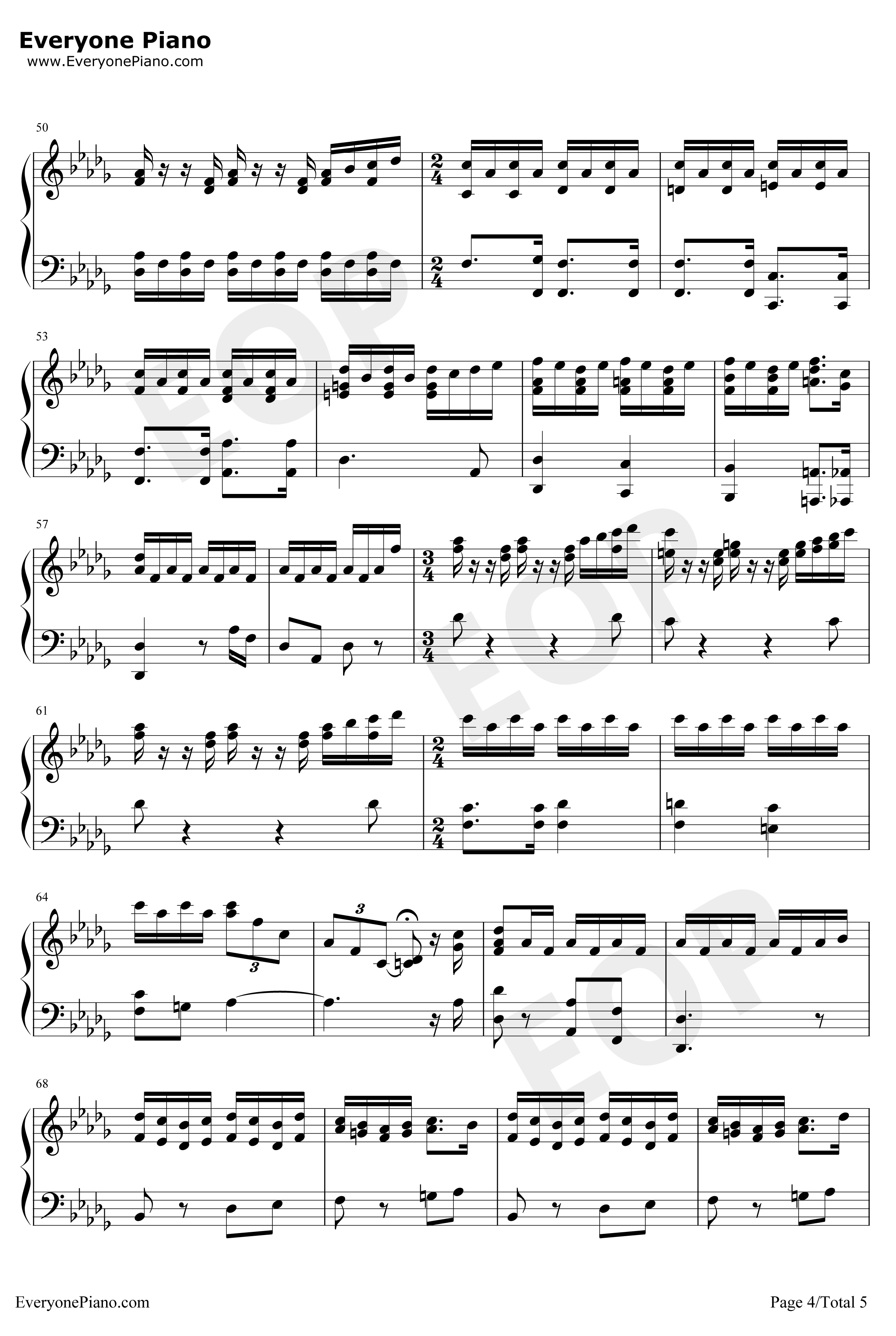 What's This钢琴谱-DannyElfman-圣诞夜惊魂OST4